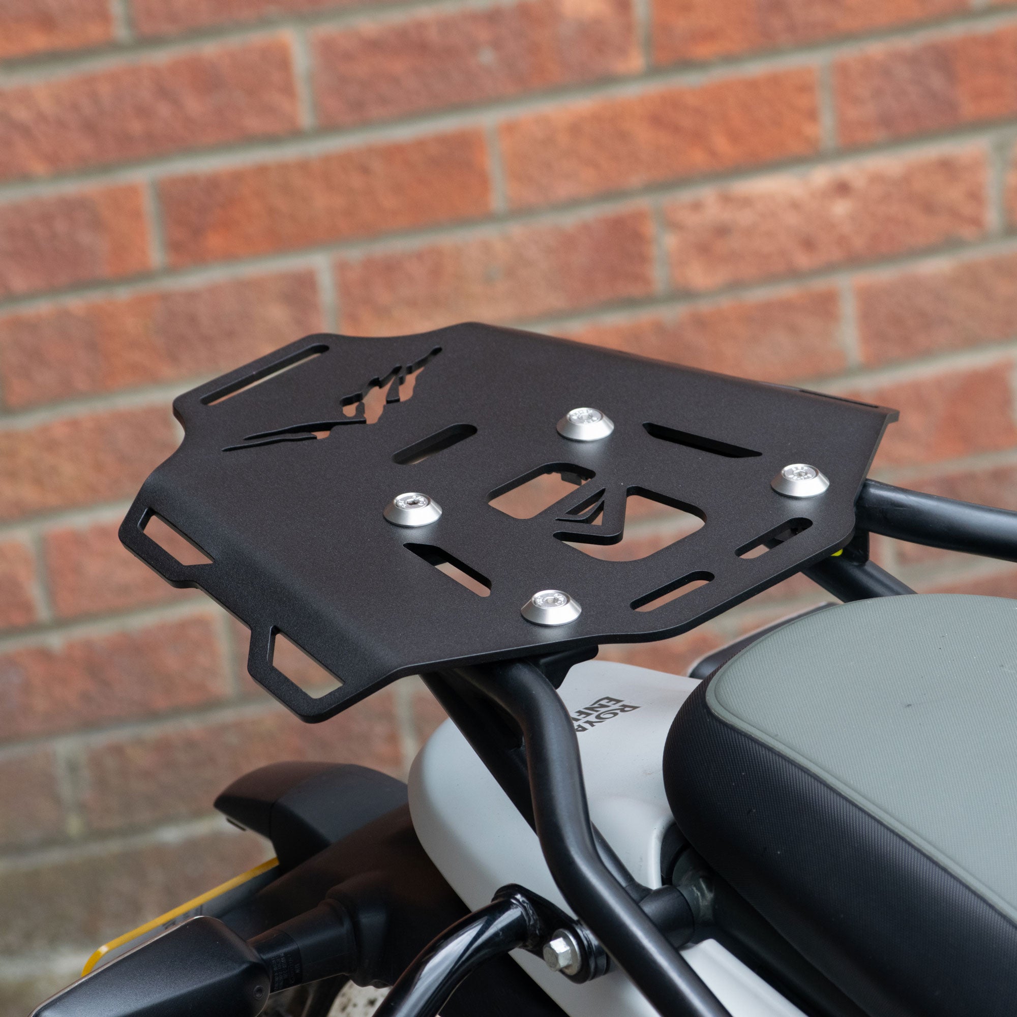 Pyramid Pillion Seat Rack | Matte Black | Royal Enfield Himayalan 450 2023>Current (Copy) -   Pyramid Motorcycle Accessories