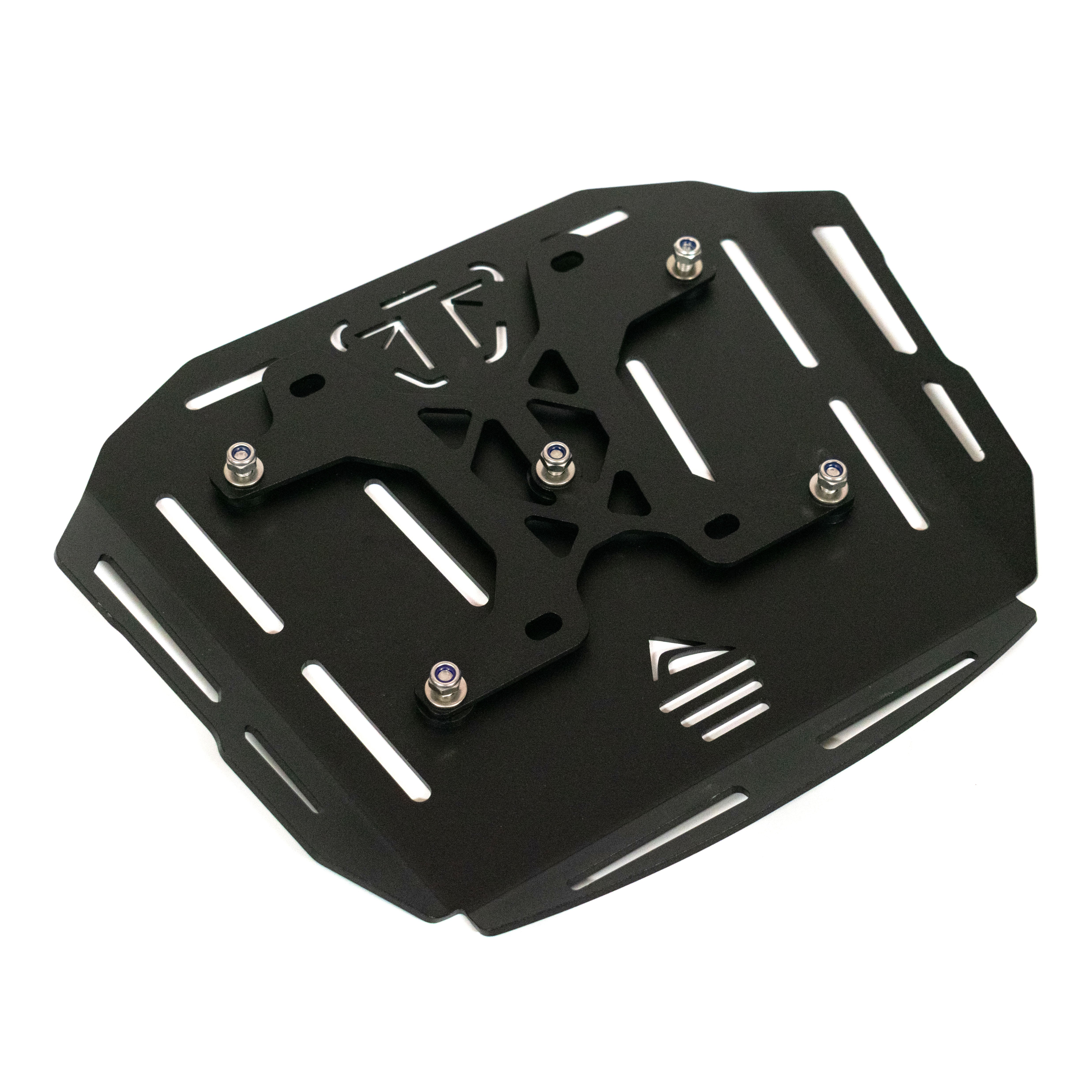 Pyramid Seat Rack | Matte Black | Triumph Scrambler 400 X 2024>Current-Storage-Pyramid Motorcycle Accessories