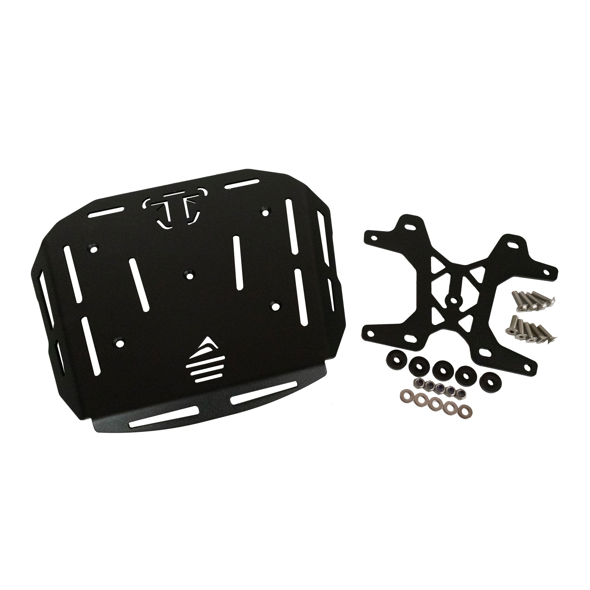 Pyramid Seat Rack | Matte Black | Triumph Scrambler 400 X 2024>Current-Storage-Pyramid Motorcycle Accessories