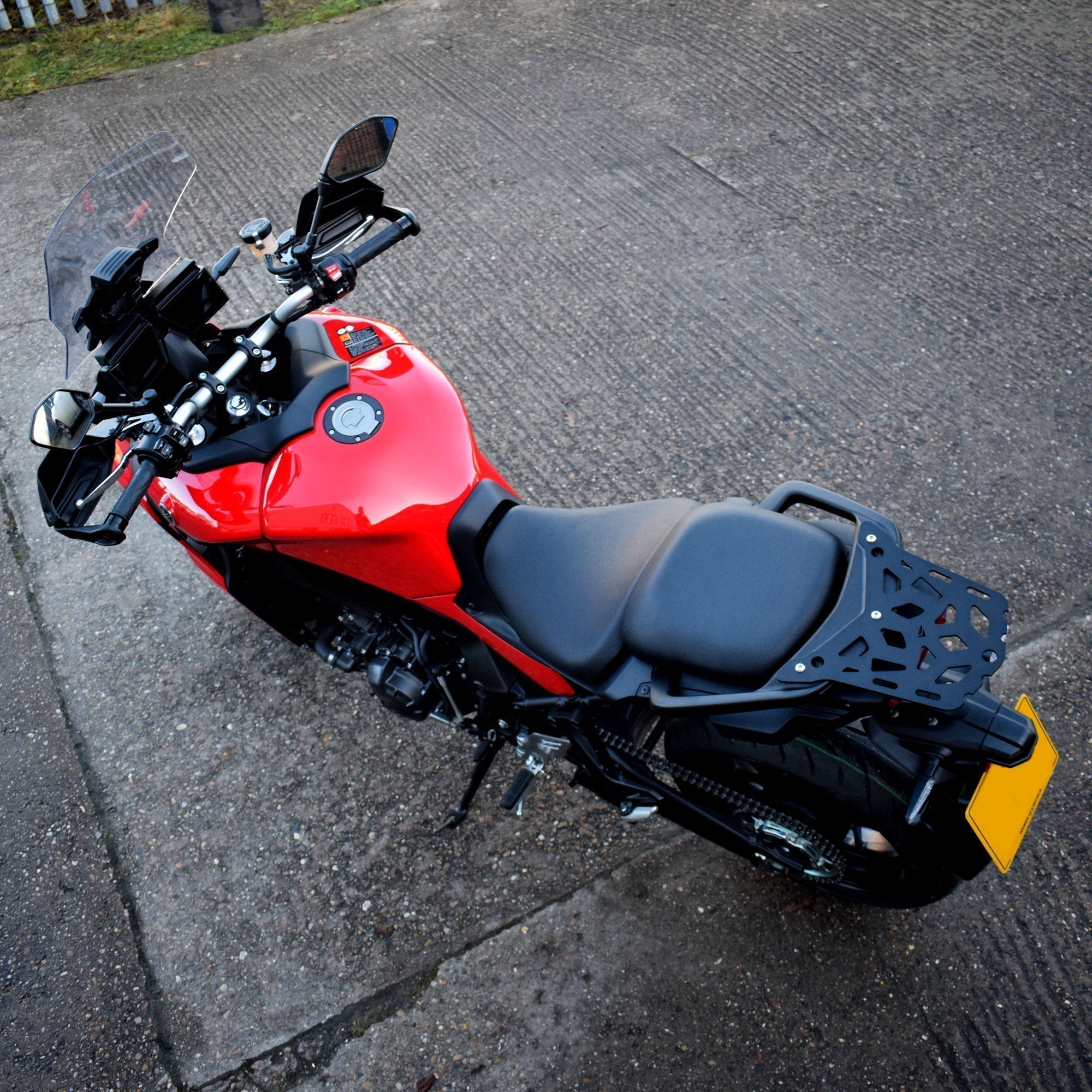 Pyramid Seat Rack | Matte Black | Yamaha Tracer 9 2021>2024 -   Pyramid Motorcycle Accessories