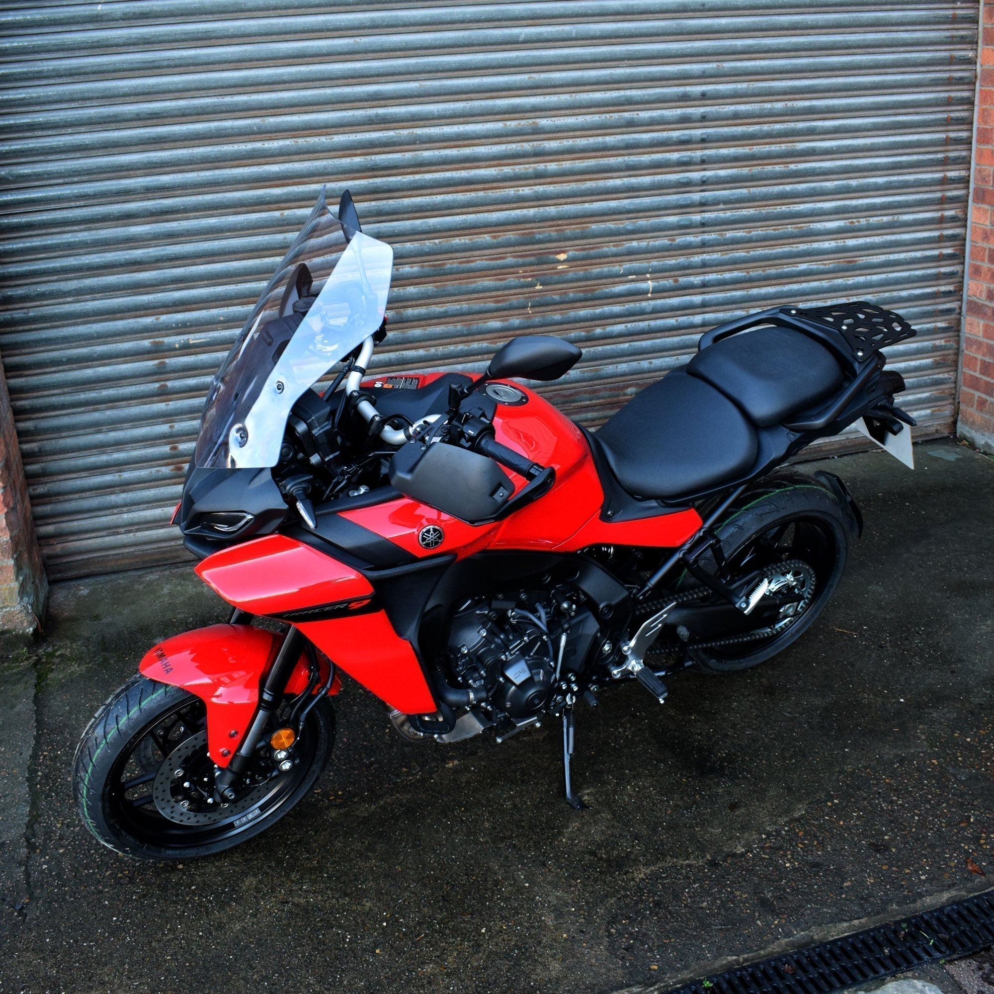 Pyramid Seat Rack | Matte Black | Yamaha Tracer 9 2021>2024 -   Pyramid Motorcycle Accessories
