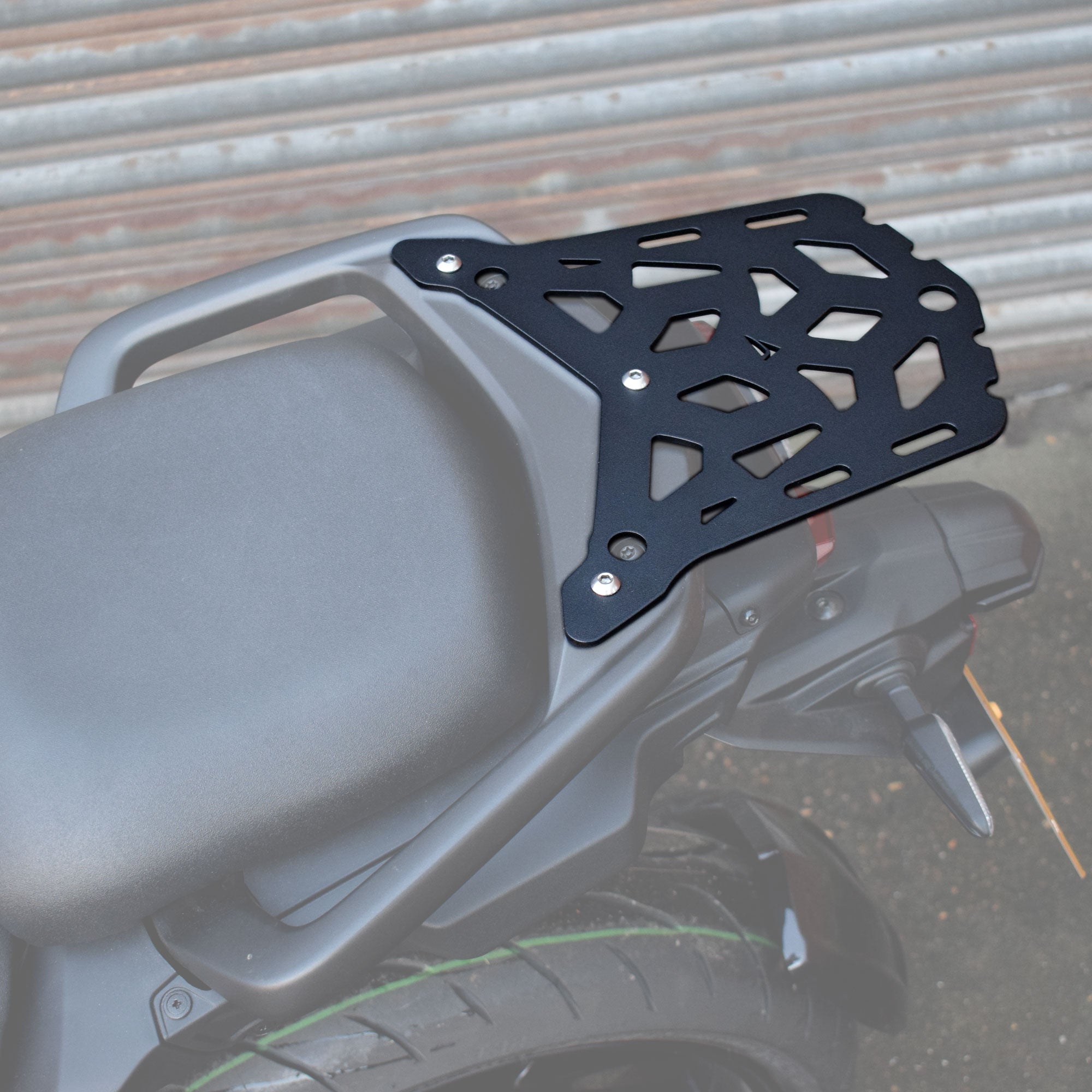 Pyramid Seat Rack | Matte Black | Yamaha Tracer 9 2021>Current-32260M-Storage-Pyramid Motorcycle Accessories