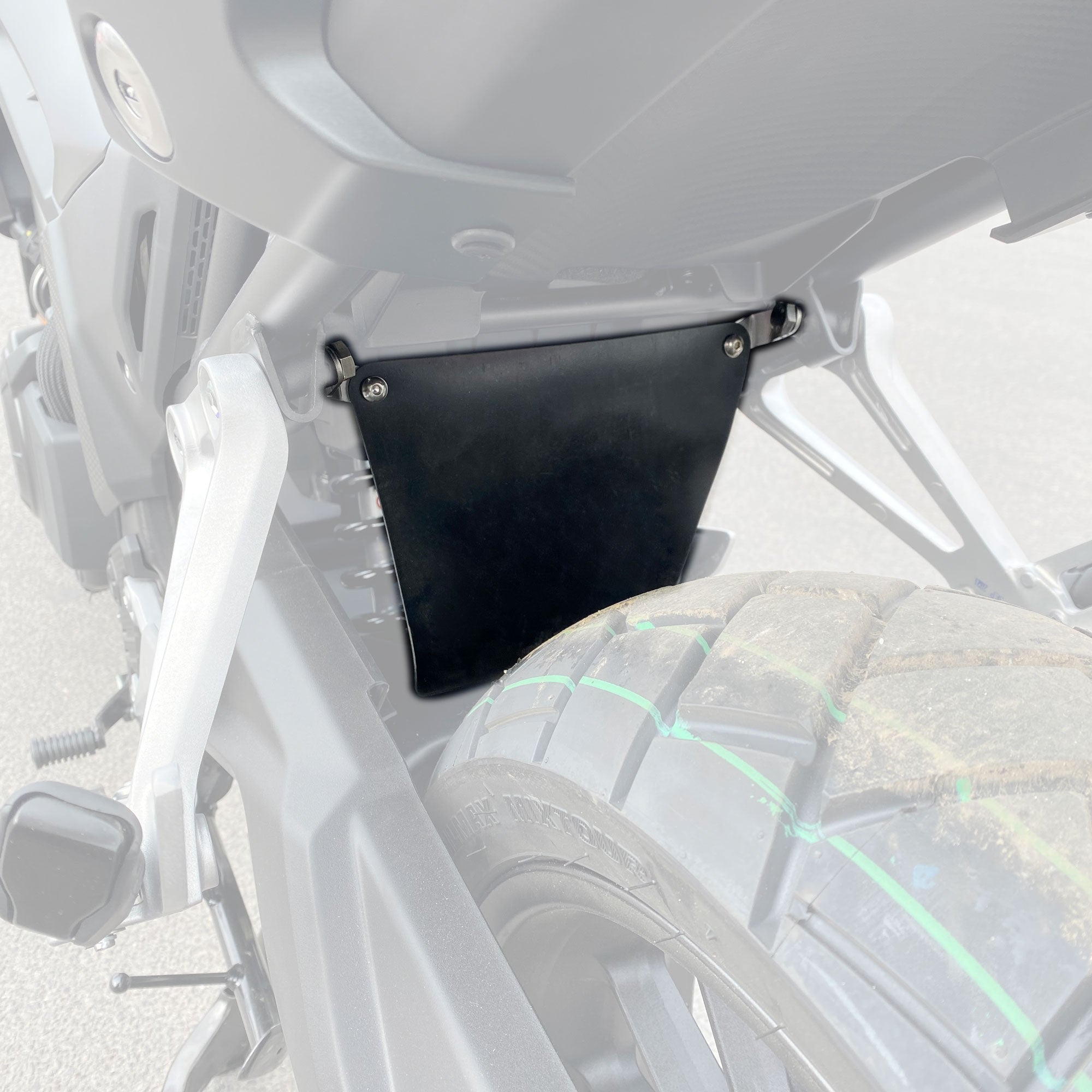 Pyramid Shock Shield | Black | Honda NX 500 2024>Current -  Shop name