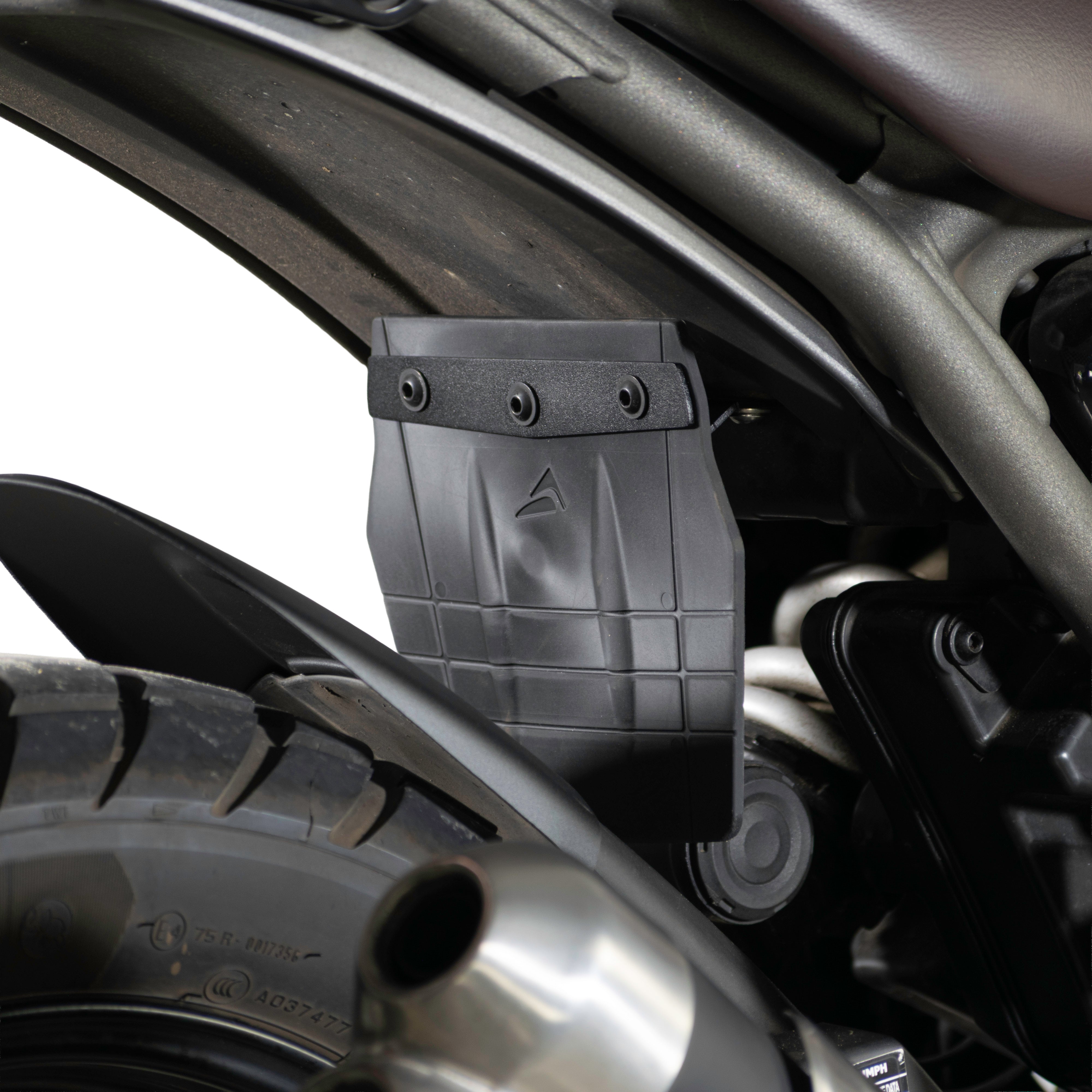 Pyramid Shock Shield | Black | Triumph Speed 400 2024>Current-Shock Shields-Pyramid Motorcycle Accessories