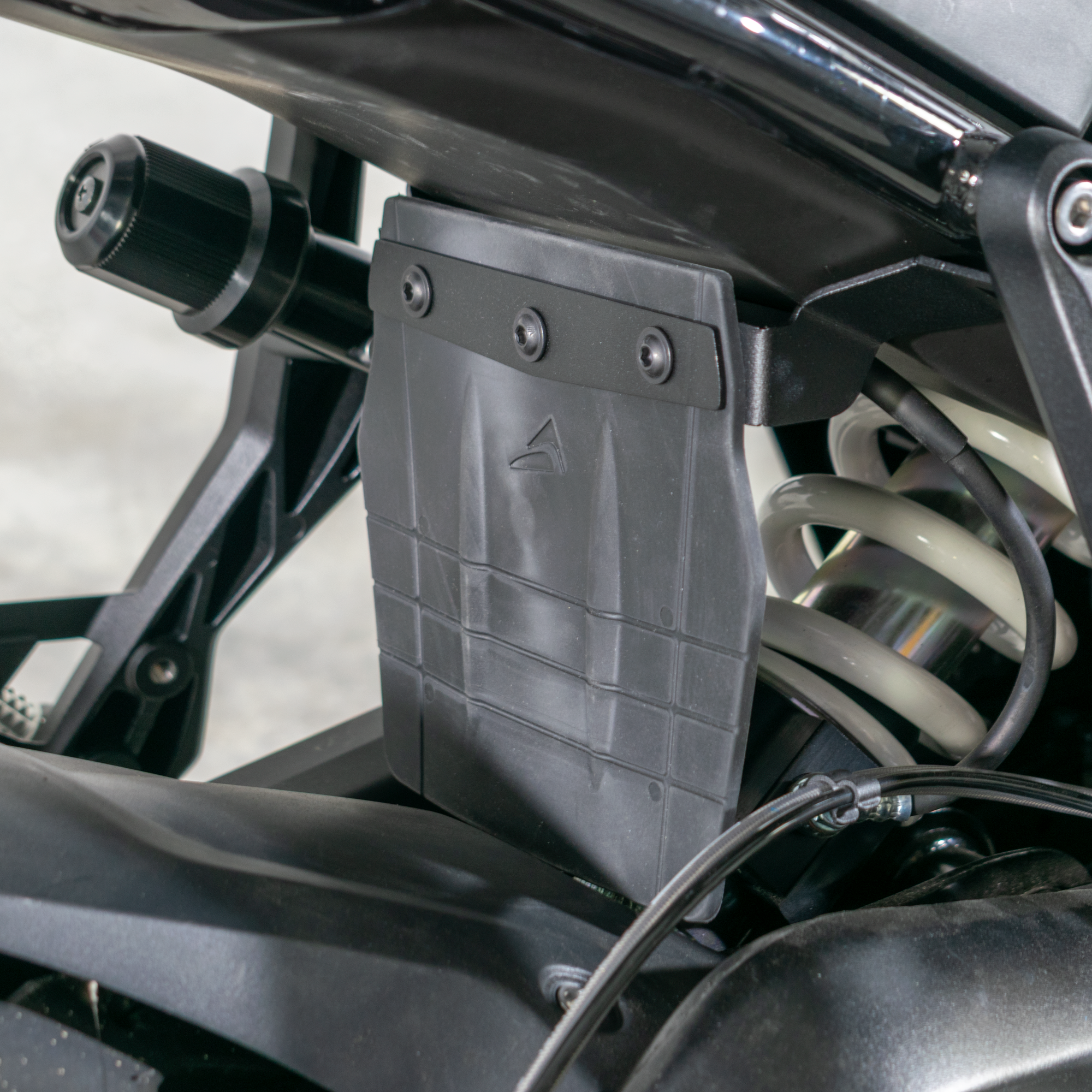 Pyramid Shock Shield | Black | Triumph Tiger Sport 660 2022>2026 -   Pyramid Motorcycle Accessories