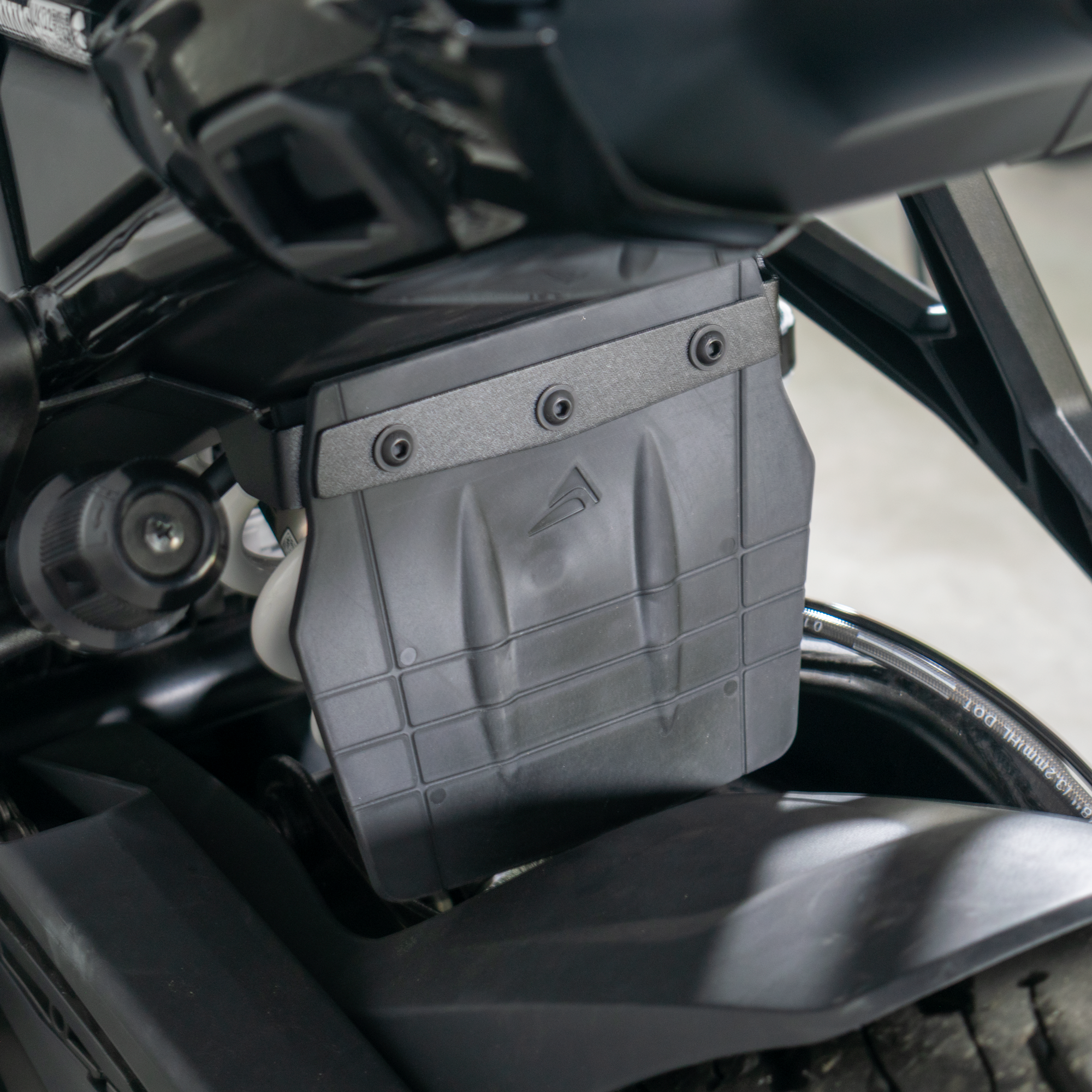 Pyramid Shock Shield | Black | Triumph Tiger Sport 660 2022>2026 -   Pyramid Motorcycle Accessories