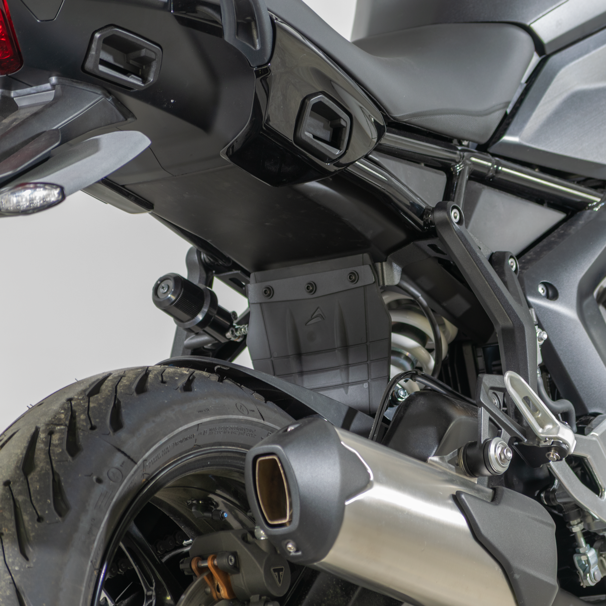 Pyramid Shock Shield | Black | Triumph Tiger Sport 800 2025>Current -   Pyramid Motorcycle Accessories