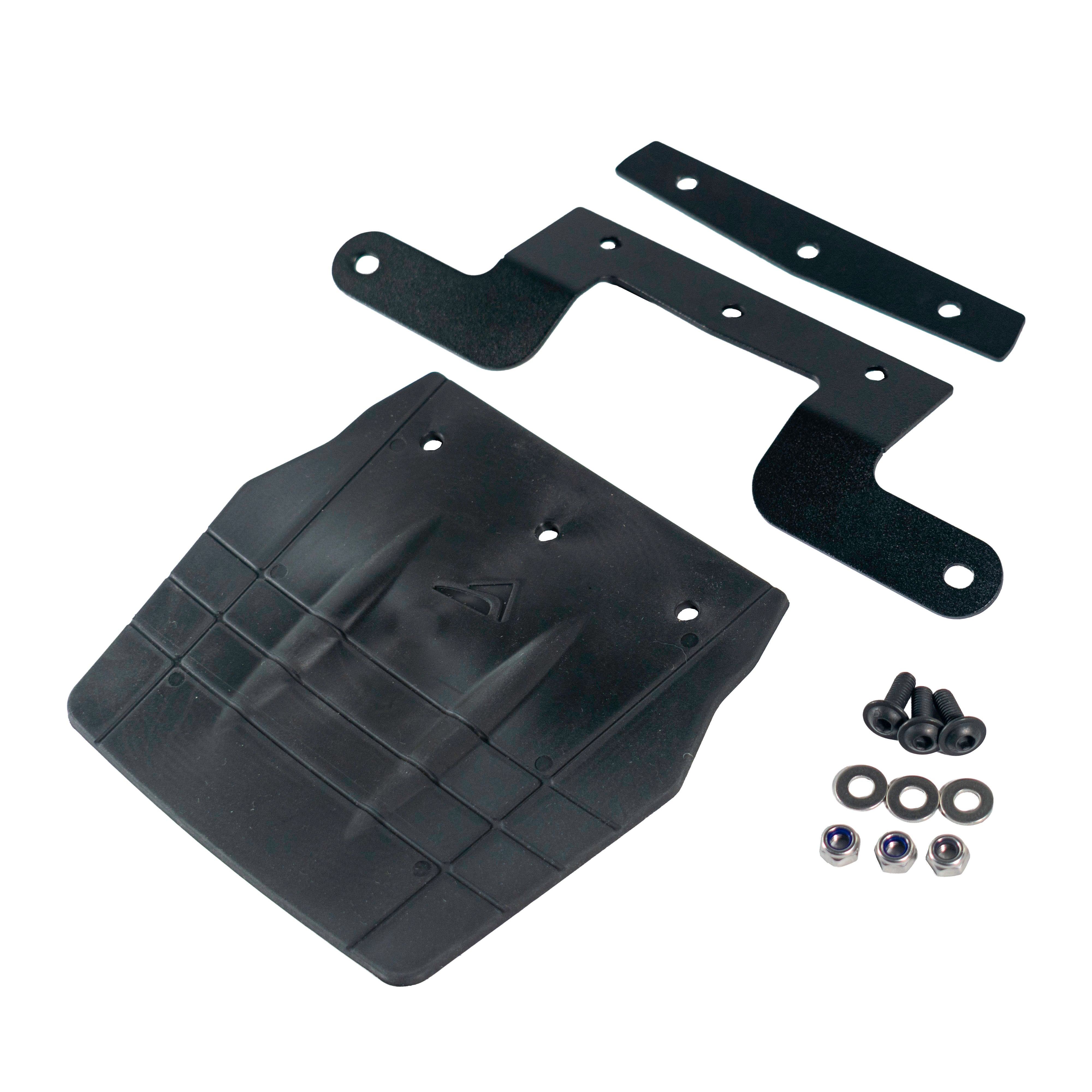 Pyramid Shock Shield | Black | Yamaha XSR 900 2022>Current-Shock Shields-Pyramid Motorcycle Accessories