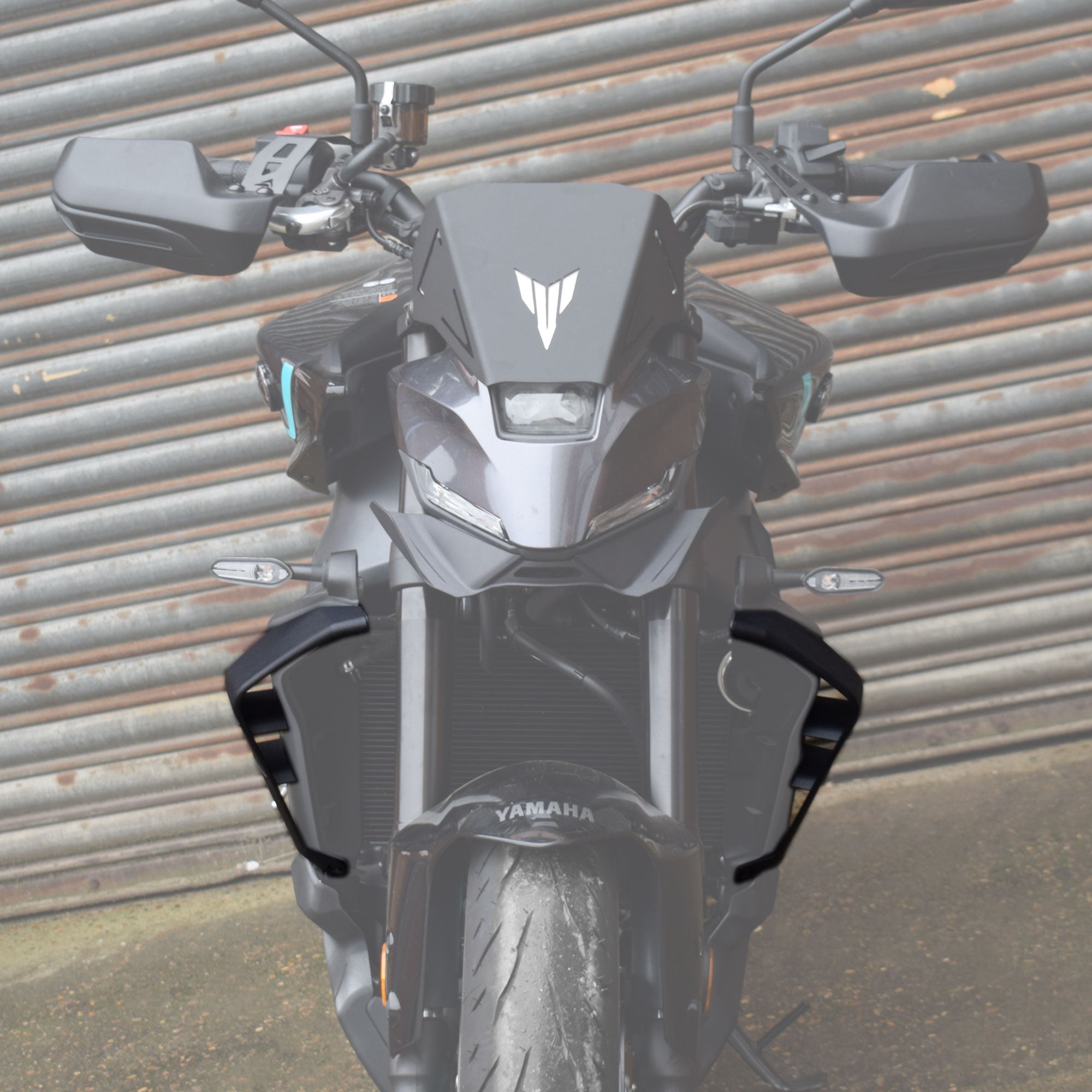 Pyramid Side Spoilers | Matte Black | Yamaha MT-09 2024>Current-38265-Screens-Pyramid Motorcycle Accessories