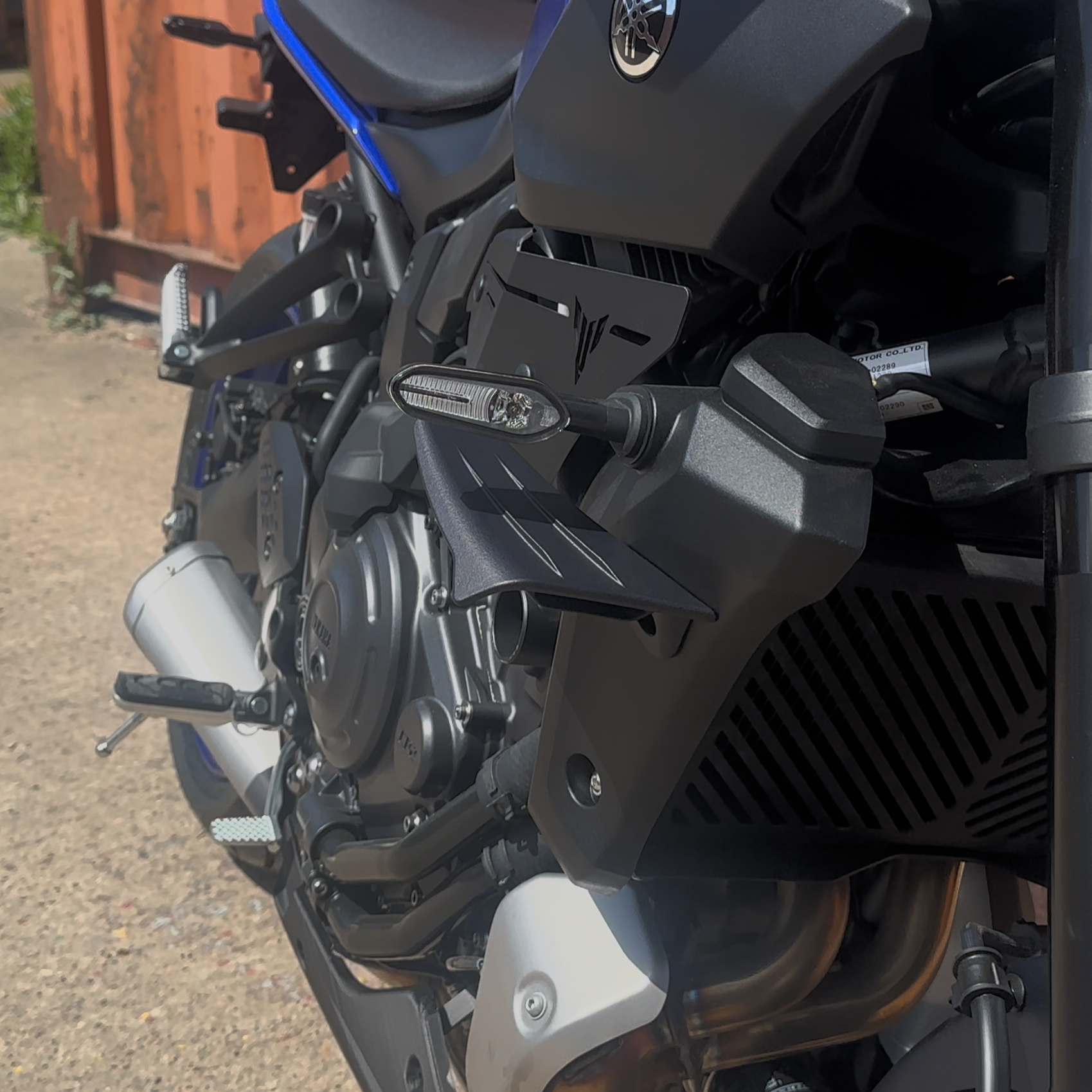 Pyramid Side Wings | Matte Black | Yamaha MT-07 2025>Current -  Shop name