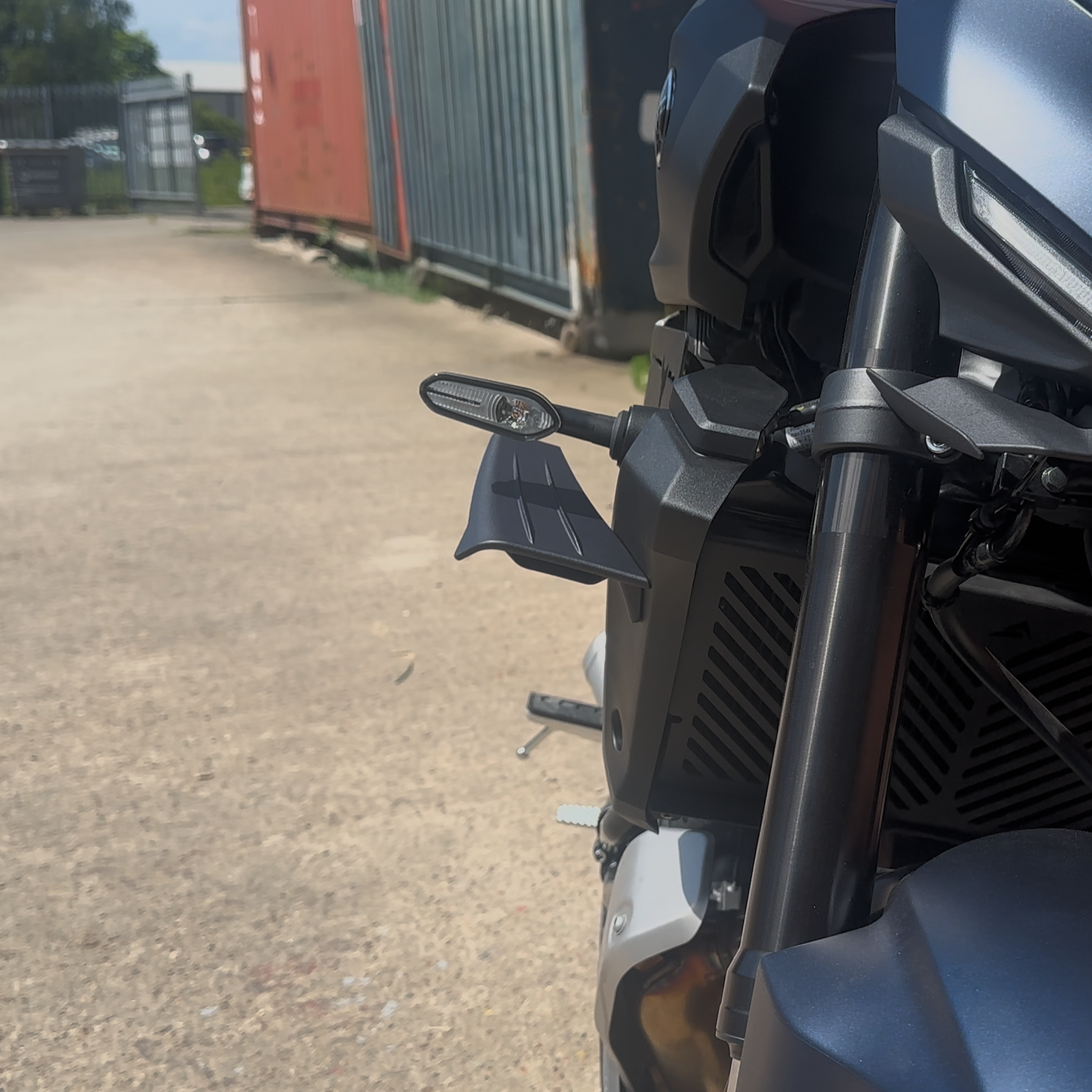Pyramid Side Wings | Matte Black | Yamaha MT-07 2025>Current -  Shop name