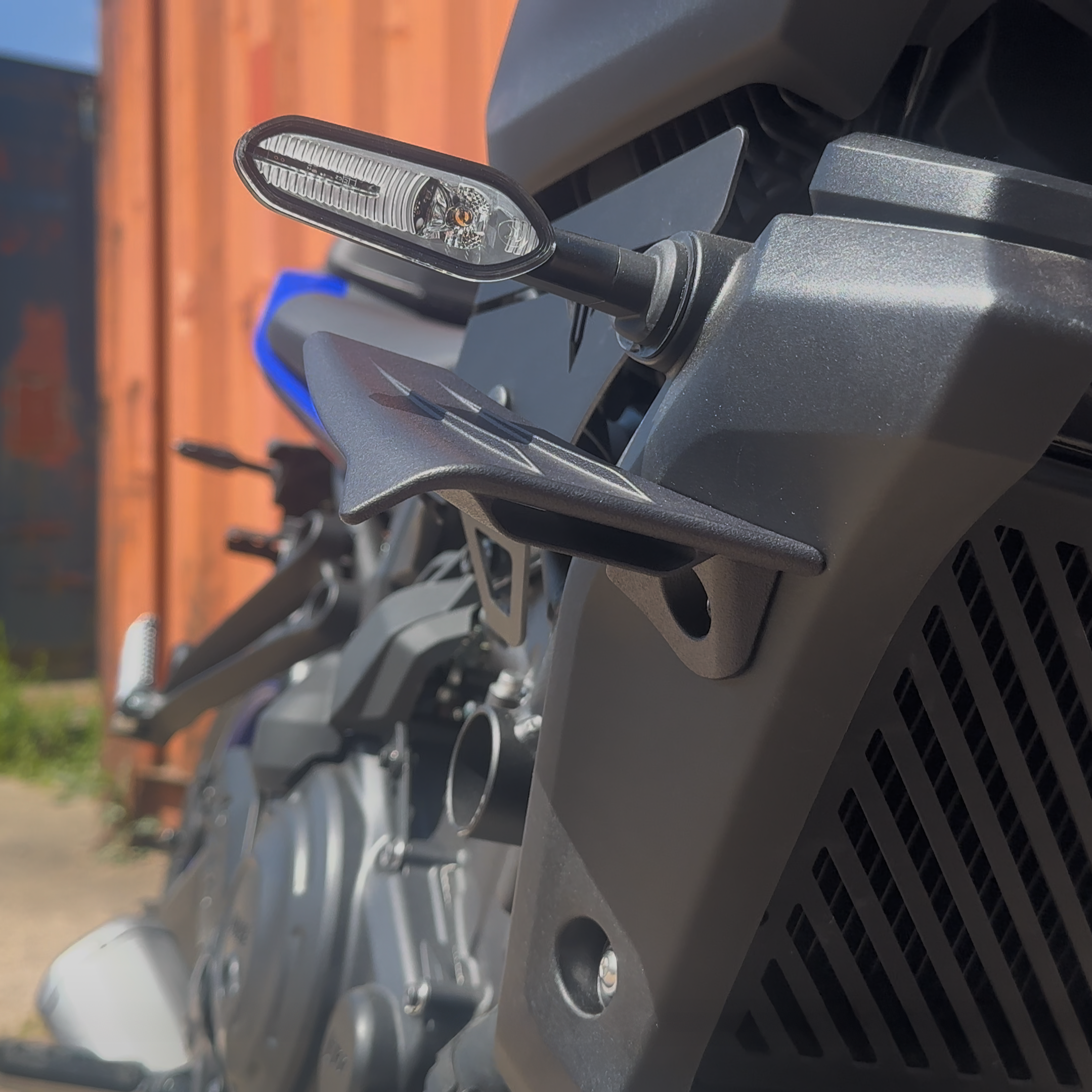 Pyramid Side Wings | Matte Black | Yamaha MT-07 2025>Current -  Shop name