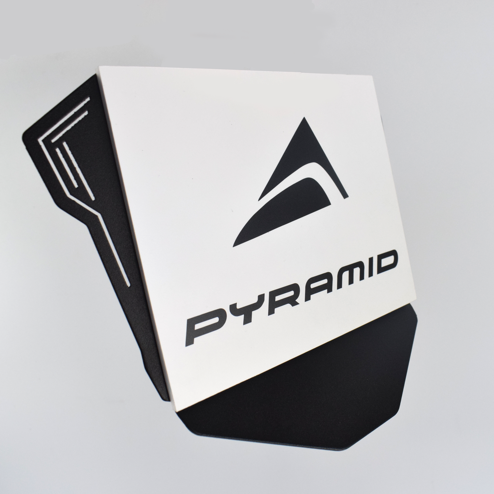 Pyramid Splash Plate | Matte Black | BMW R 1300 GS 2023>Current-34916M-Ductails-Pyramid Motorcycle Accessories