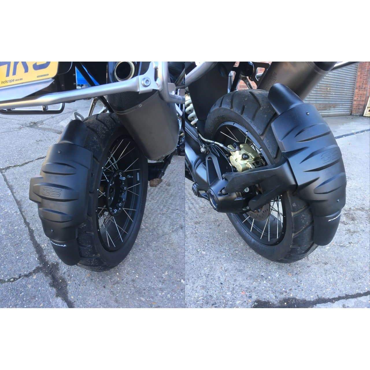 Pyramid Spray Guard Extension | Matte Black | BMW R 1250 GS 2019>2024 -  Shop name