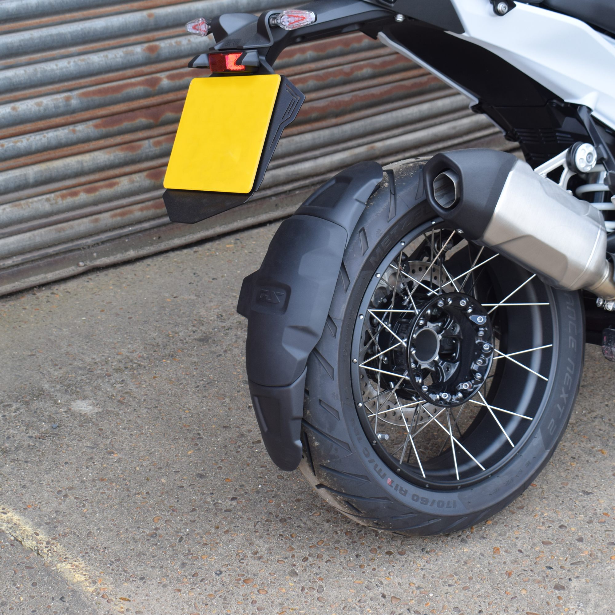 Pyramid Spray Guard Extension | Matte Black | BMW R 1300 GS 2023>Current-Sprayguard Extension-Pyramid Motorcycle Accessories