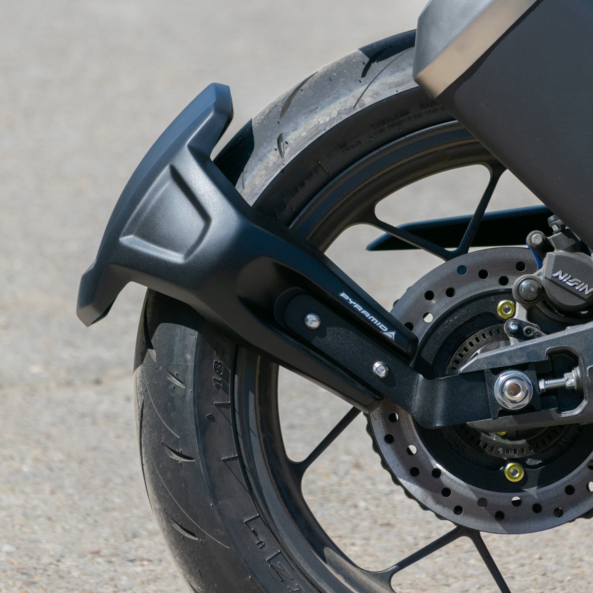 Pyramid Spray Guard | Gloss Black | Honda CB1000 Hornet inc SP 2025>Current -  Shop name