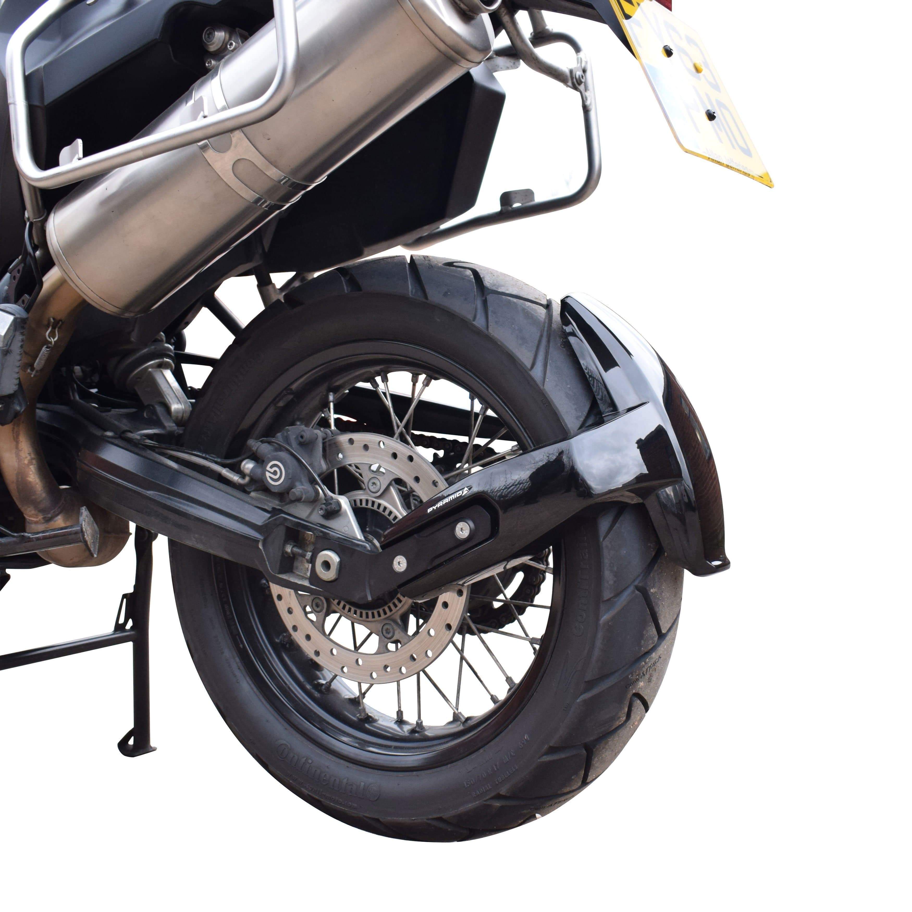 Pyramid Spray Guard | Matte Black | BMW F 800 GS 2008>2017-Spray Guards-Pyramid Motorcycle Accessories