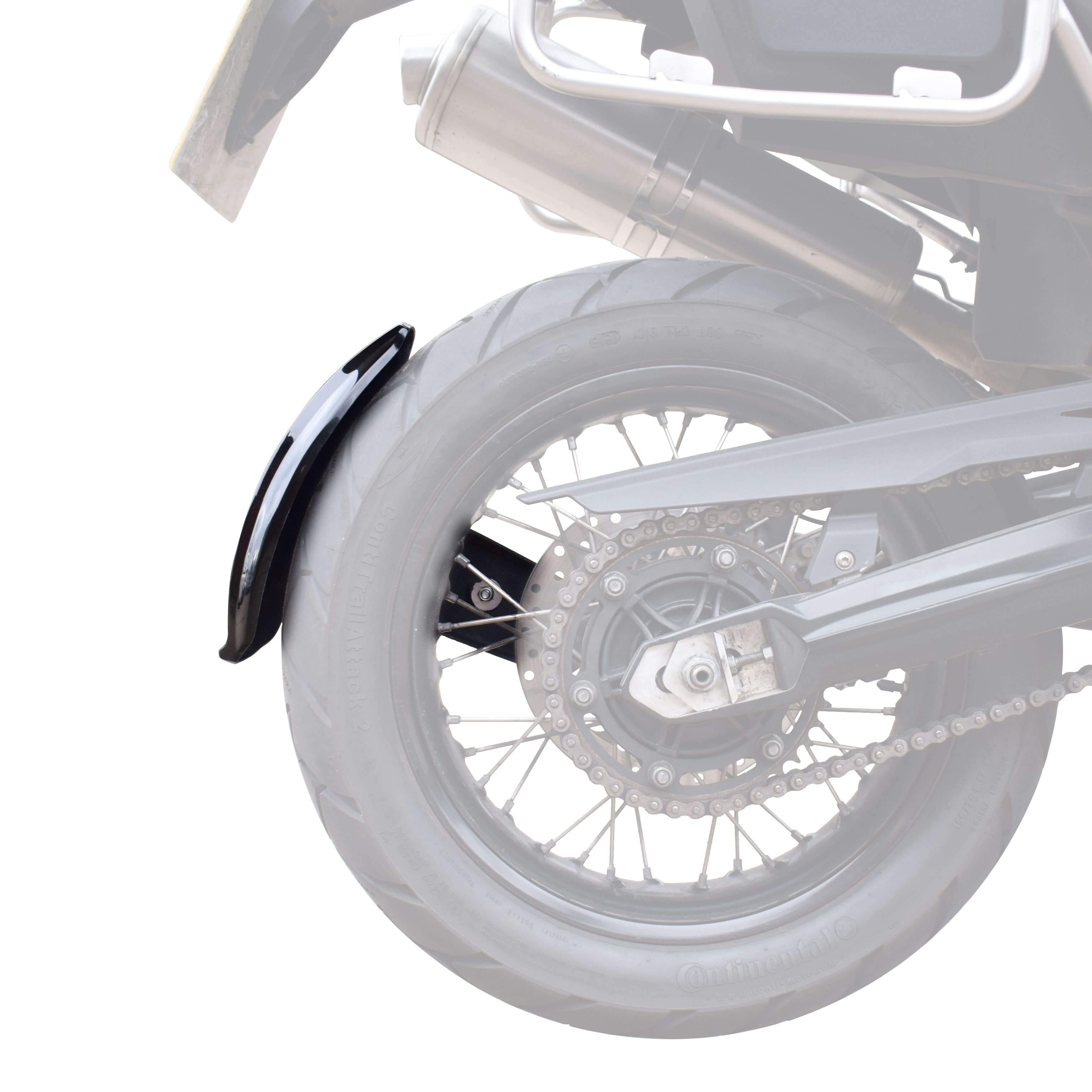 Pyramid Spray Guard | Matte Black | BMW F 800 GS 2008>2017-Spray Guards-Pyramid Motorcycle Accessories