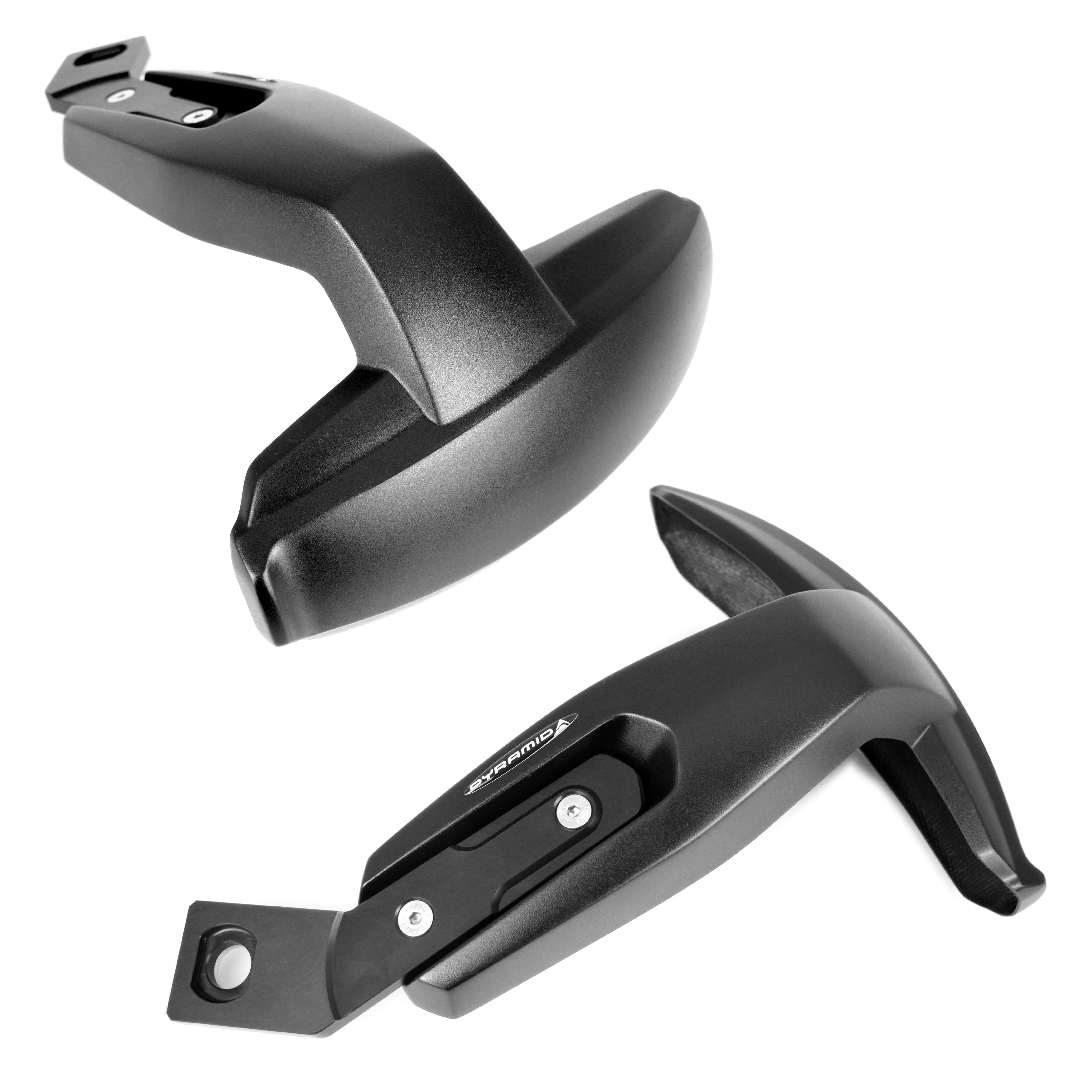 Pyramid Spray Guard | Matte Black | BMW F 800 GS 2008>2017-Spray Guards-Pyramid Motorcycle Accessories