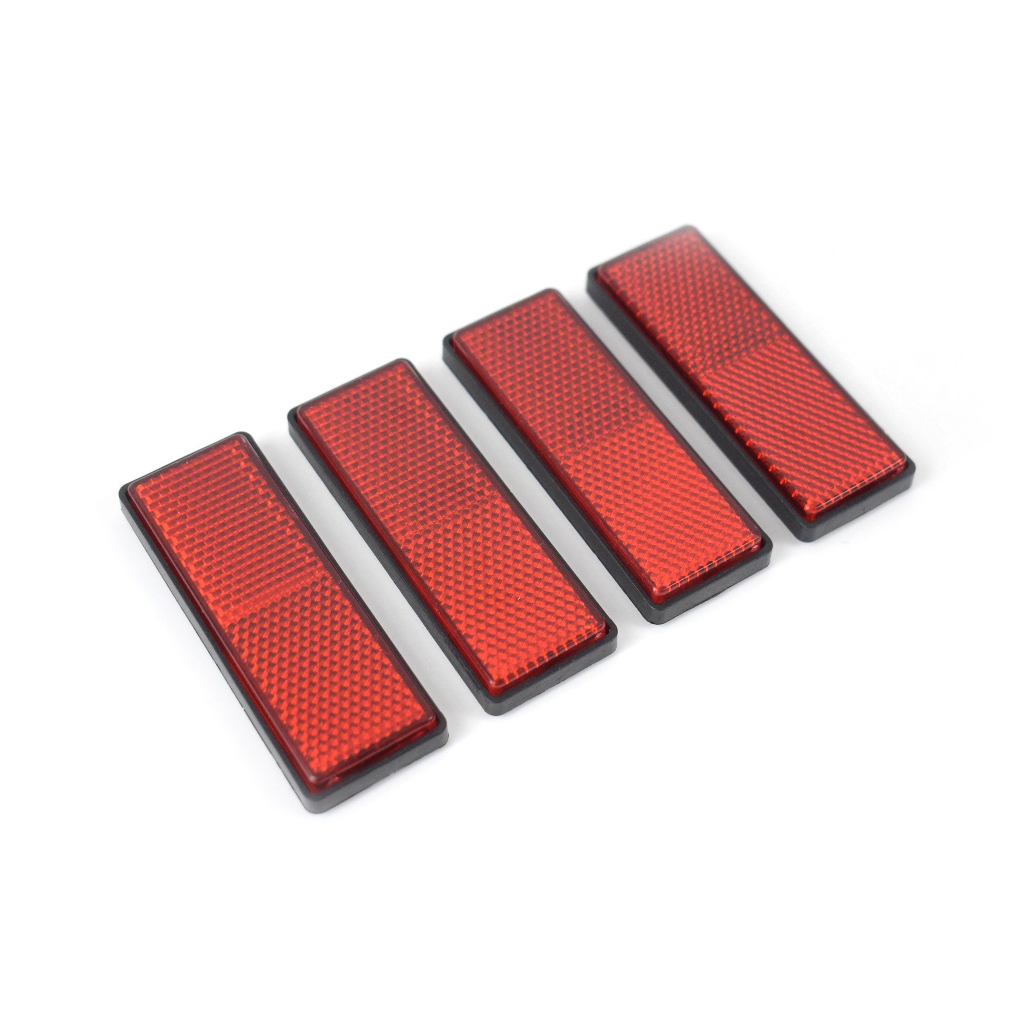 Pyramid Stick on Red Reflectors-08001-Bike Care-Pyramid Motorcycle Accessories