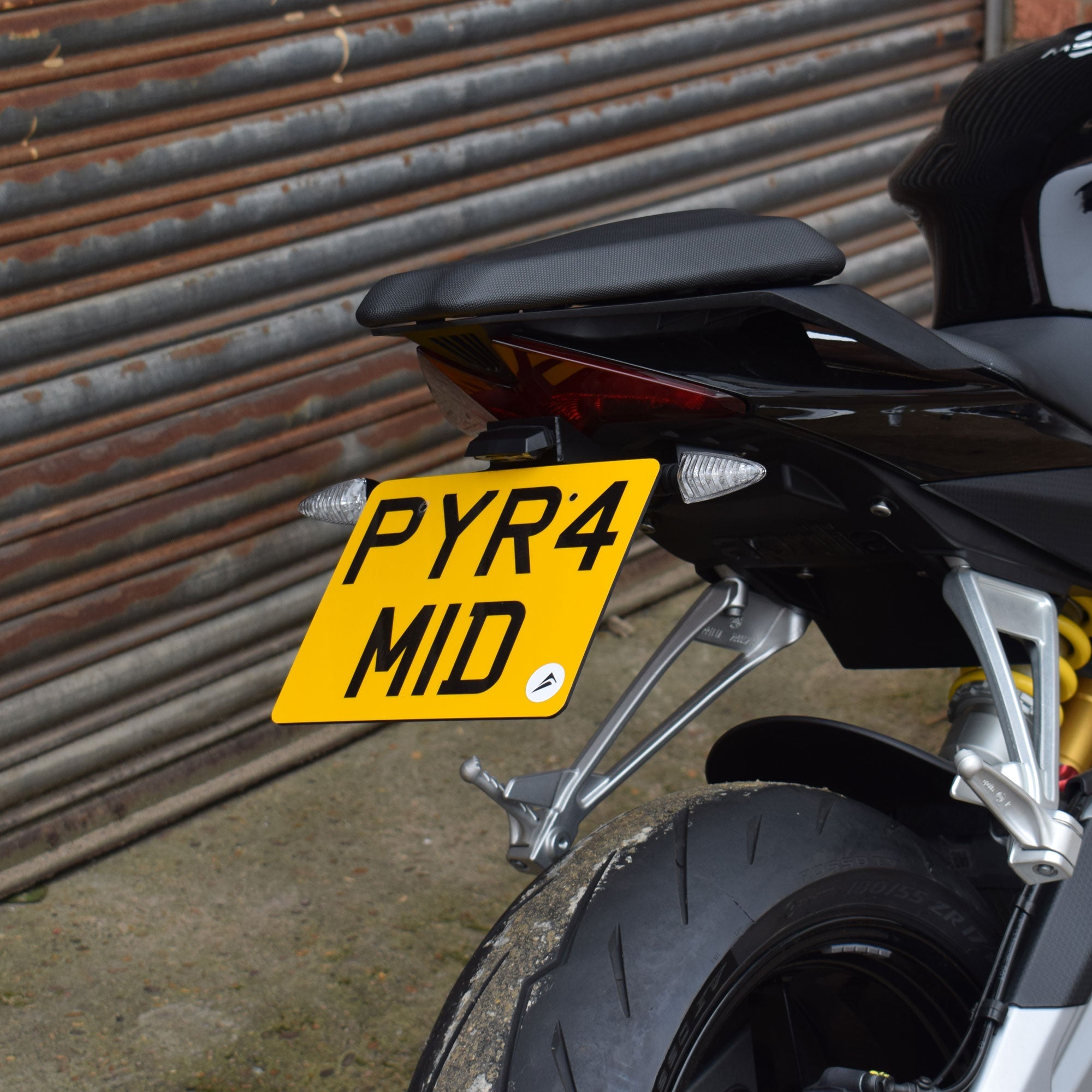 Pyramid Tail Tidy | Matte Black | Aprilia Tuono 660 2021>Current-Tail Tidies-Pyramid Motorcycle Accessories