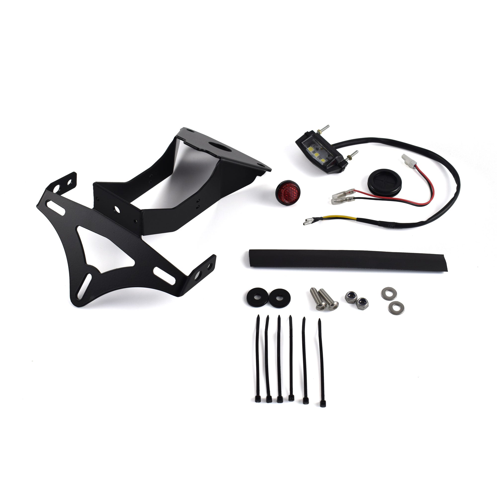 Pyramid Tail Tidy | Matte Black | Aprilia Tuono V4 Factory 1100 2021>Current-Tail Tidies-Pyramid Motorcycle Accessories