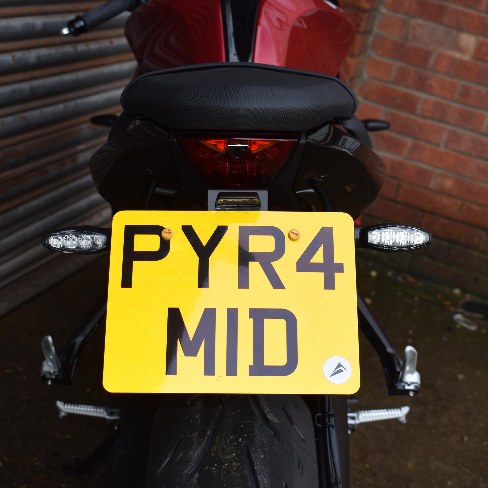 Pyramid Tail Tidy | Matte Black | Triumph Daytona 660 2024>Current-Tail Tidies-Pyramid Motorcycle Accessories