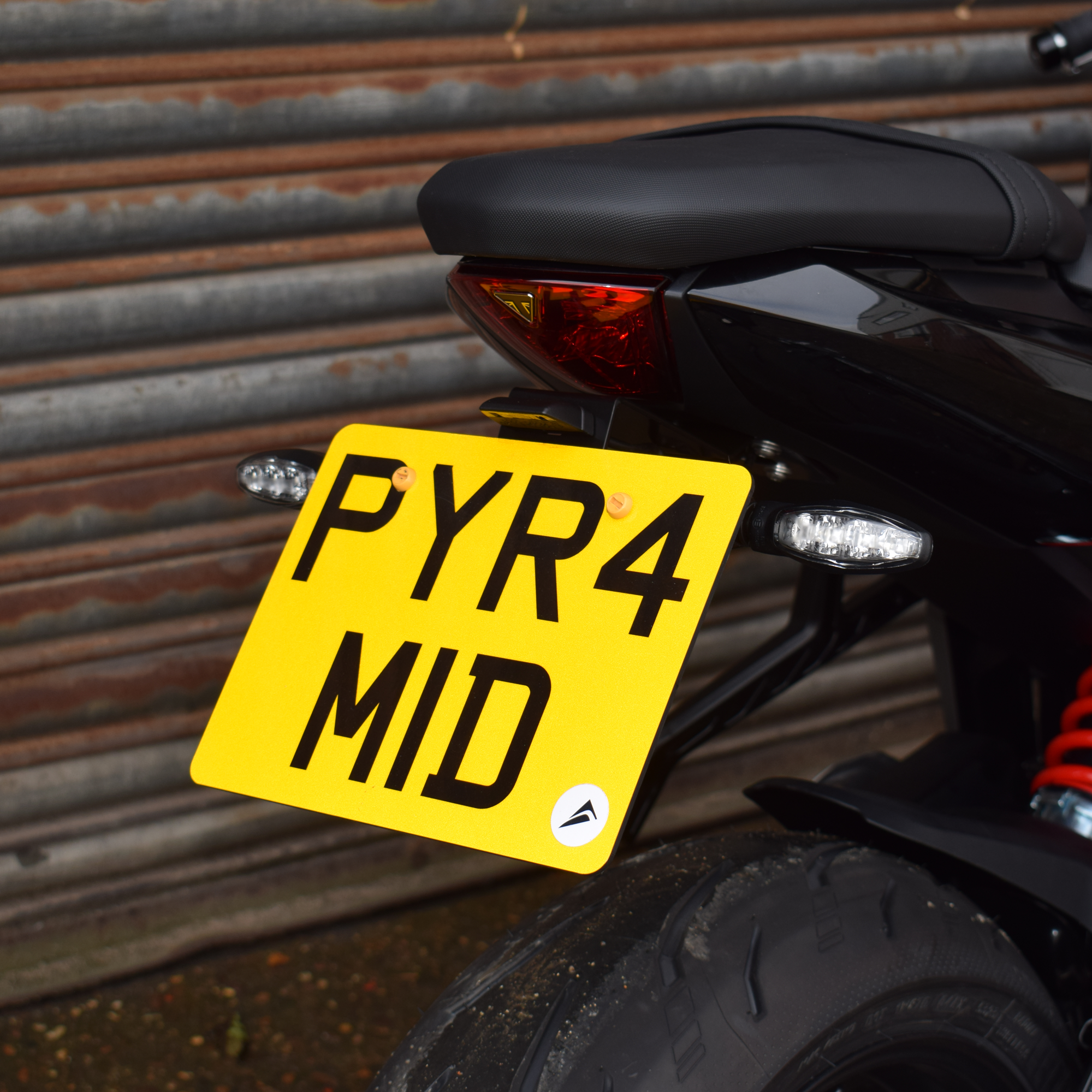 Pyramid Tail Tidy | Matte Black | Triumph Daytona 660 2024>Current-Tail Tidies-Pyramid Motorcycle Accessories