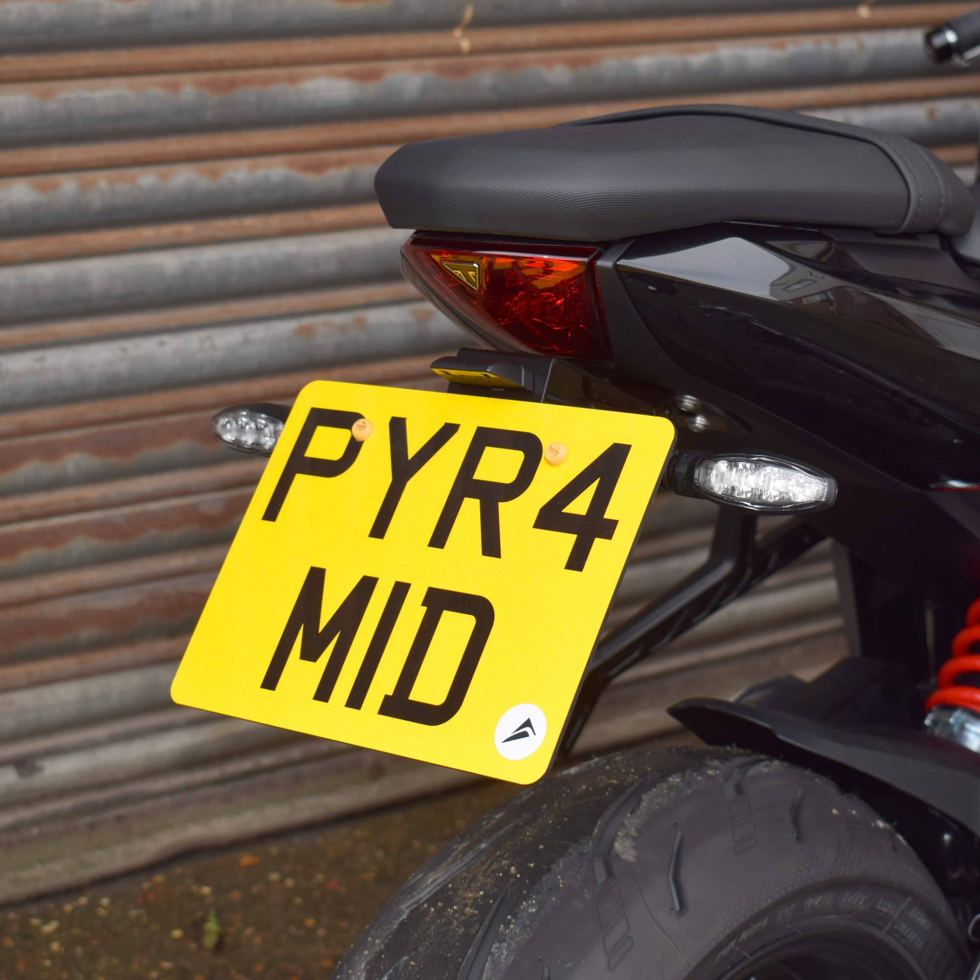 Pyramid Tail Tidy | Matte Black | Triumph Daytona 660 2024>Current -  Shop name