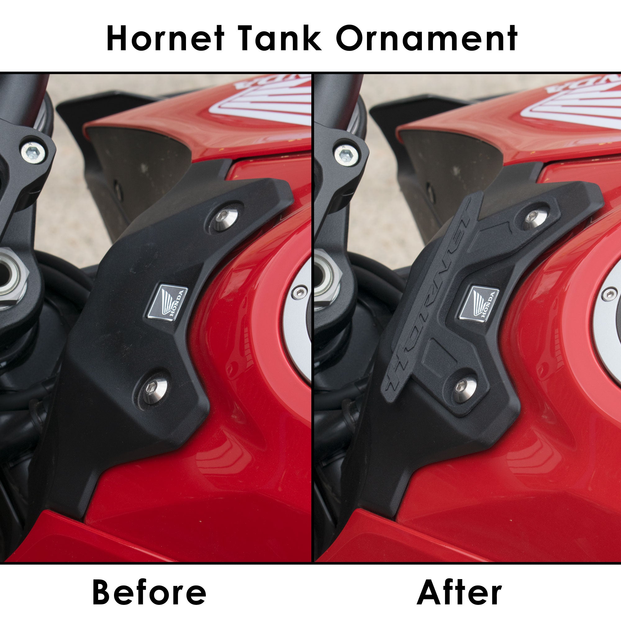 Pyramid Tank Ornament | Matte Black | Honda CB1000 Hornet (inc SP) 2025>Current -  Shop name