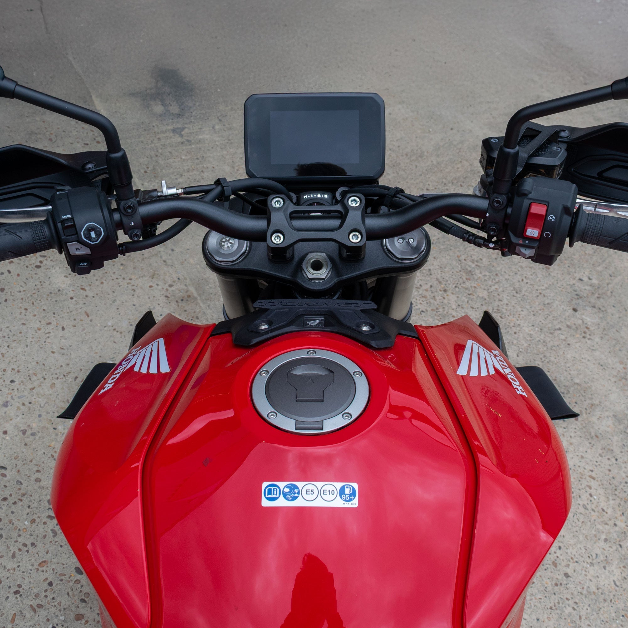 Pyramid Tank Ornament | Matte Black | Honda CB1000 Hornet (inc SP) 2025>Current -  Shop name
