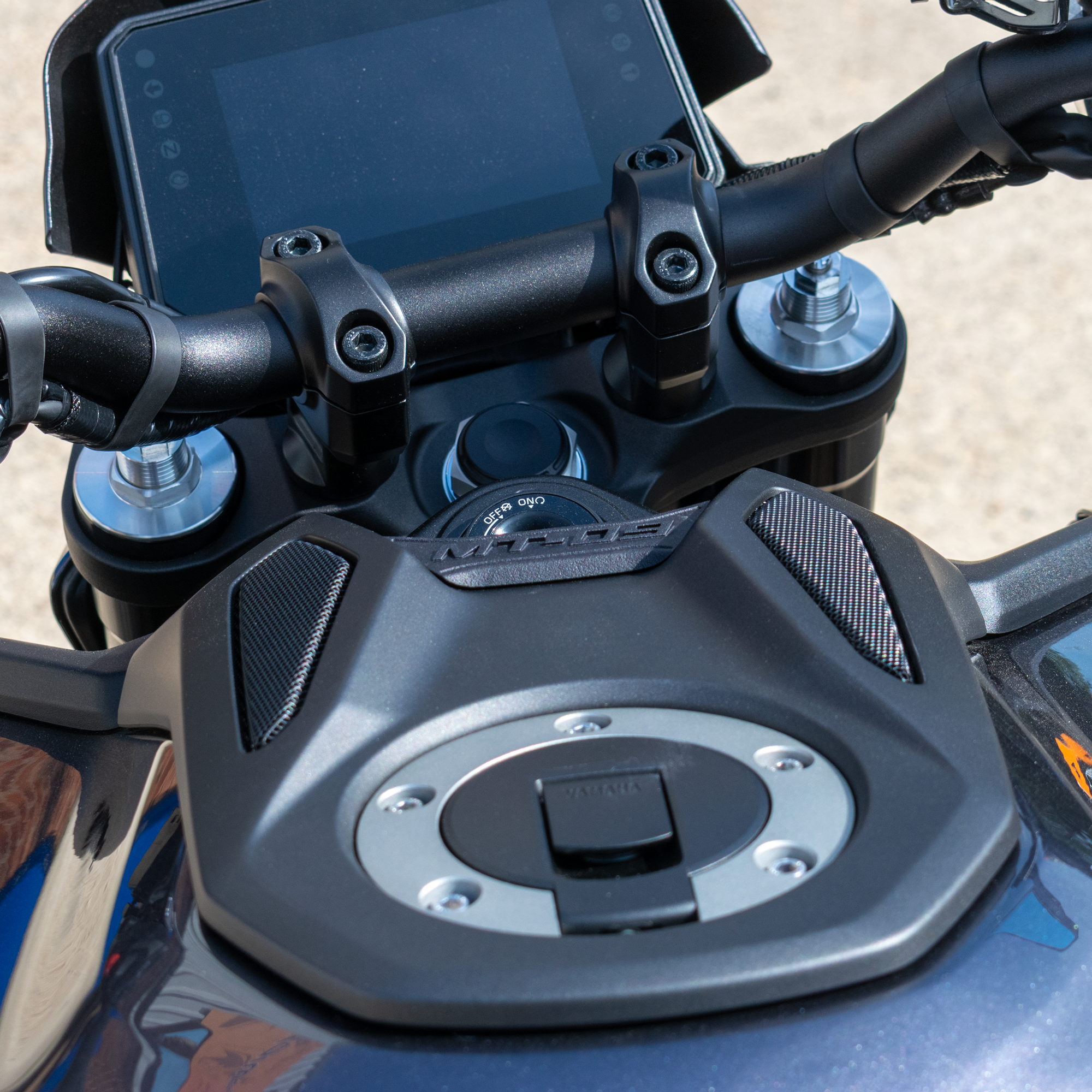 Pyramid Tank Ornament | Matte Black | Yamaha MT-09 inc SP 2024>Current -  Shop name