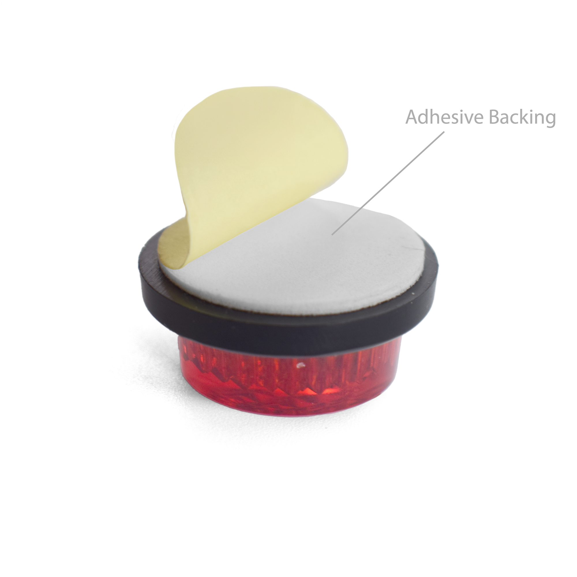 Pyramid Universal Round Number Plate Reflector | Pack Of 2 -  Shop name