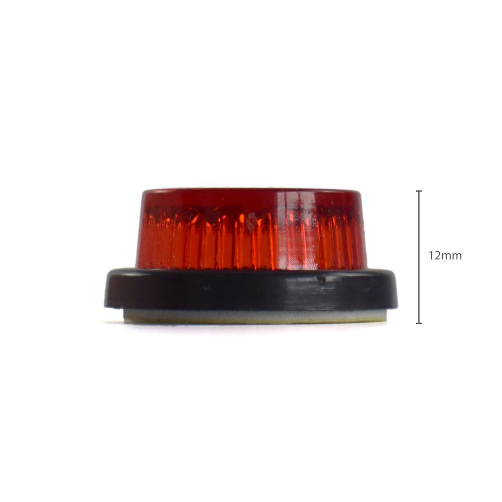 Pyramid Universal Round Number Plate Reflector | Pack Of 2