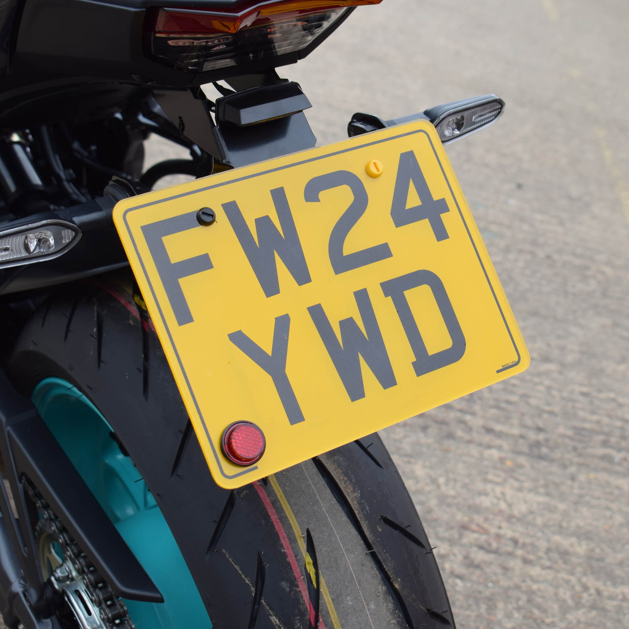 Pyramid Universal Round Number Plate Reflector | Pack Of 2 -  Shop name