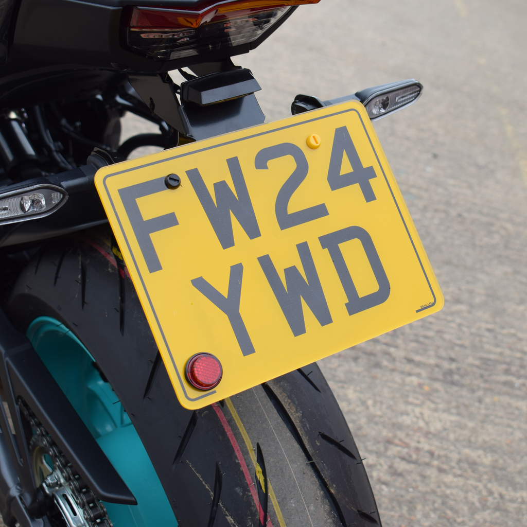 Pyramid Universal Round Number Plate Reflector | Pack Of 2