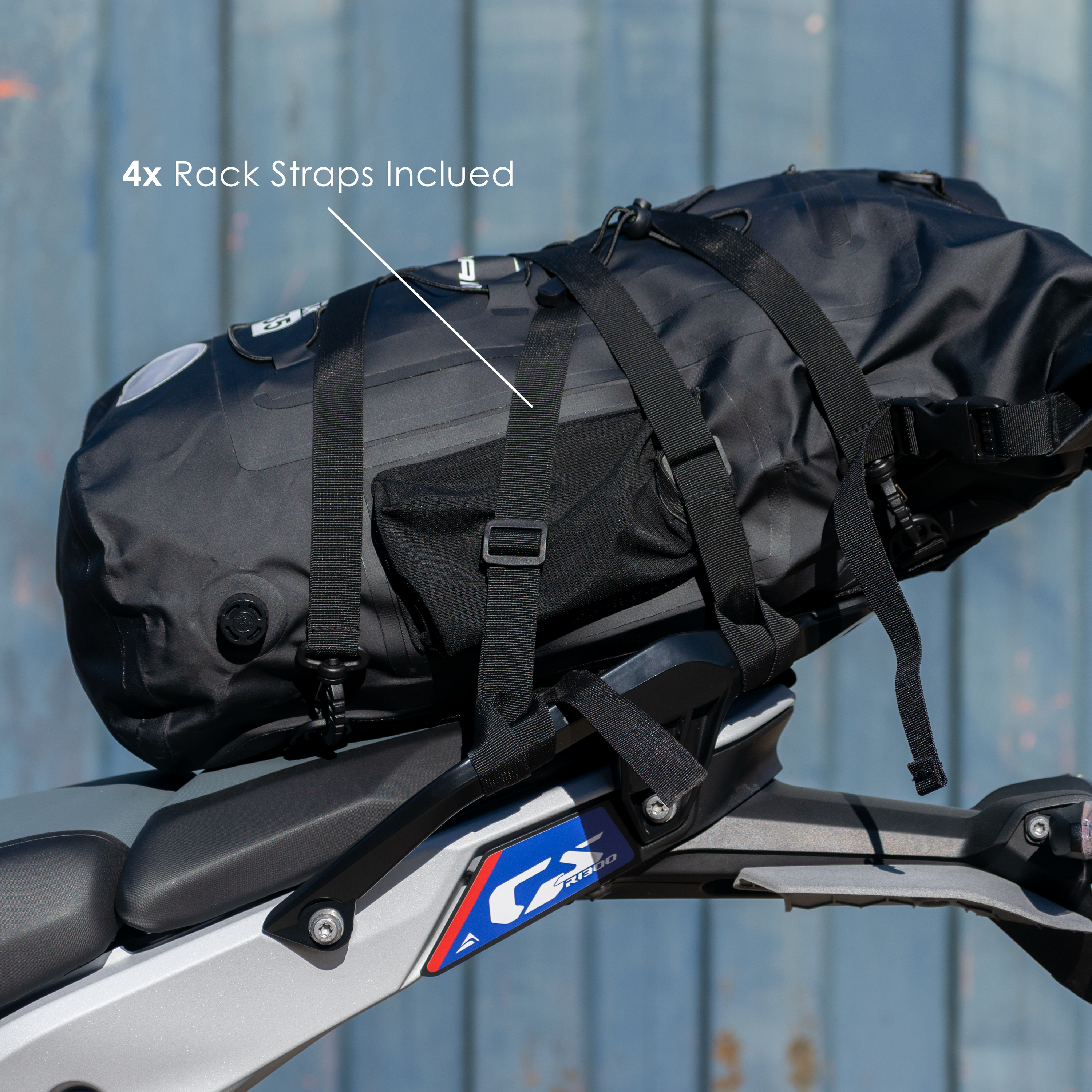 Pyramid Waterproof 35L Motorcycle Backpack | Black-Bags-Pyramid Motorcycle Accessories