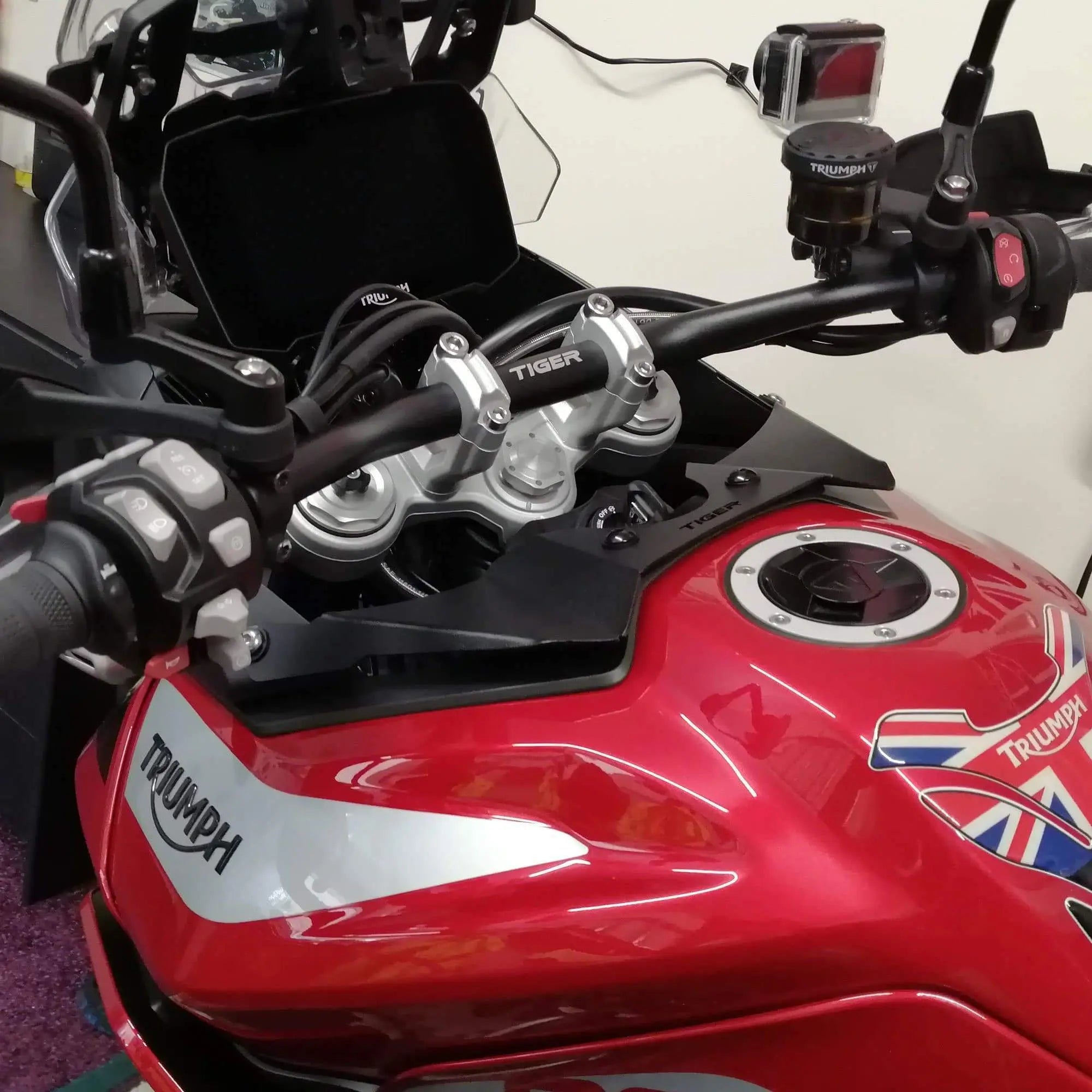 Pyramid Wind Deflector | Matte Black | Triumph Tiger 900 GT Pro 2020>2023 -  Shop name