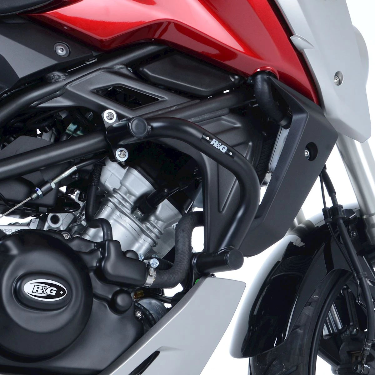 R&G Adventure Bars | Black | Honda CB125R 2018>2024 -  Shop name