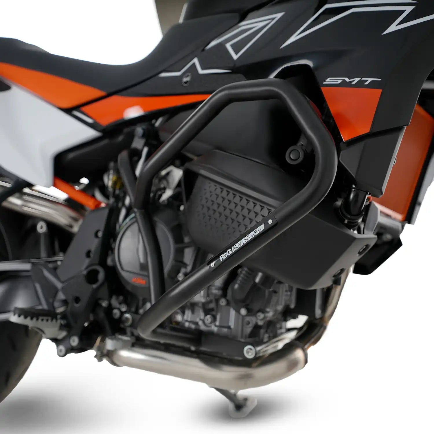 R&G Adventure Bars | Black | KTM 890 Adventure 2020>2022-RAB0050BK-Engine Guards-Pyramid Motorcycle Accessories