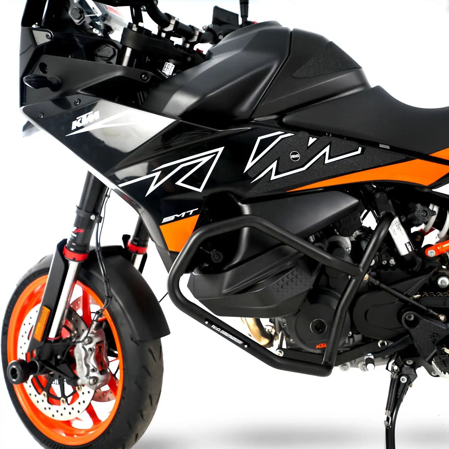 R&G Adventure Bars | Black | KTM 890 SMT 2023>2024-RAB0050BK-Engine Guards-Pyramid Motorcycle Accessories