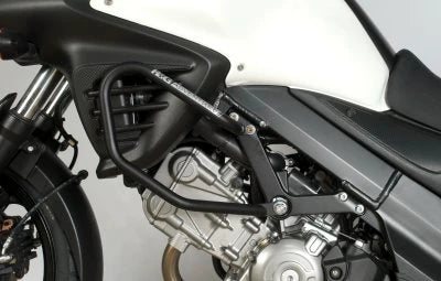 R&G Adventure Bars | Black | Suzuki V-Strom 650 2004>2015-RAB0005BK-Engine Guards-Pyramid Motorcycle Accessories