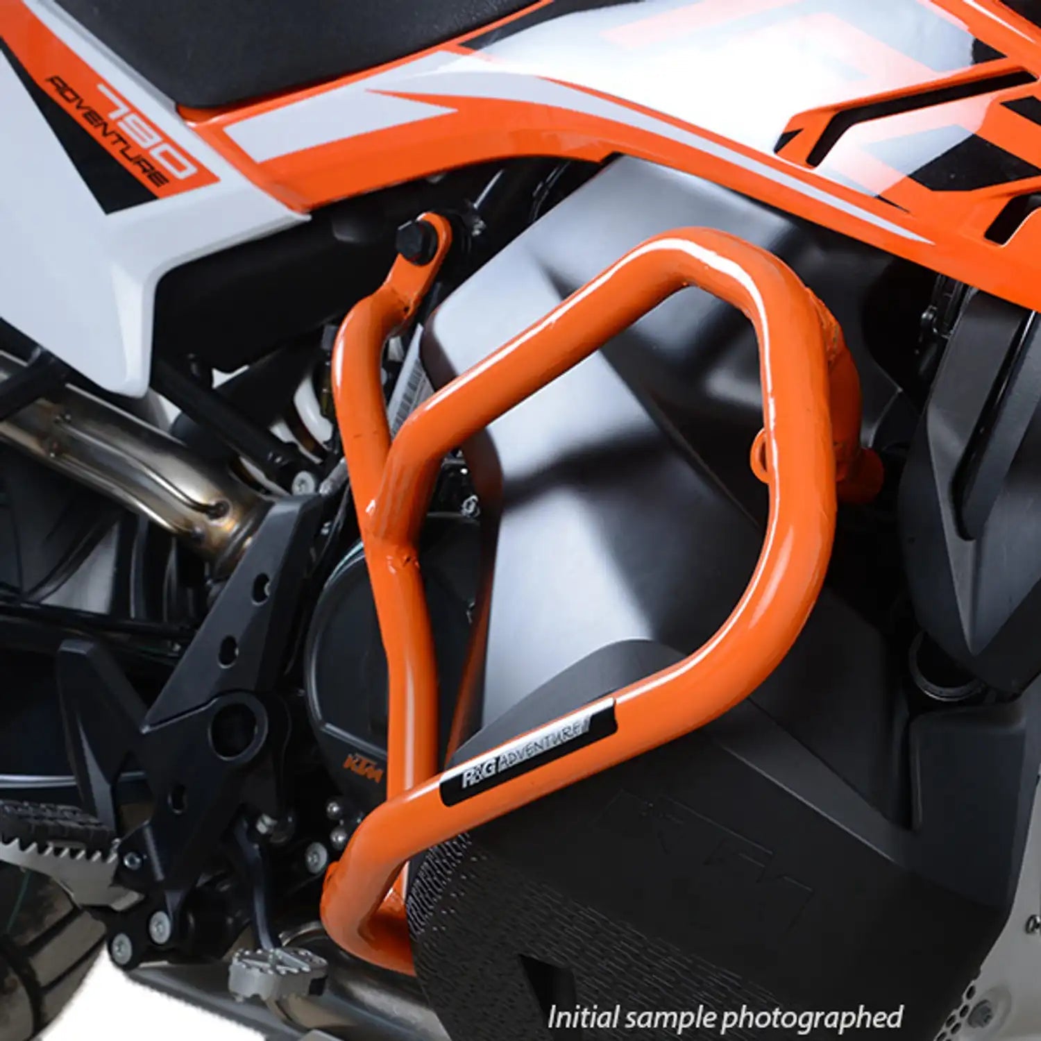 R&G Adventure Bars | Orange | KTM 890 Adventure 2020>2022-RAB0050OR-Engine Guards-Pyramid Motorcycle Accessories