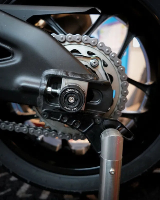 GBRacing Spindle Protector | Full Set | Yamaha R1 2015>2025 -   Pyramid Motorcycle Accessories