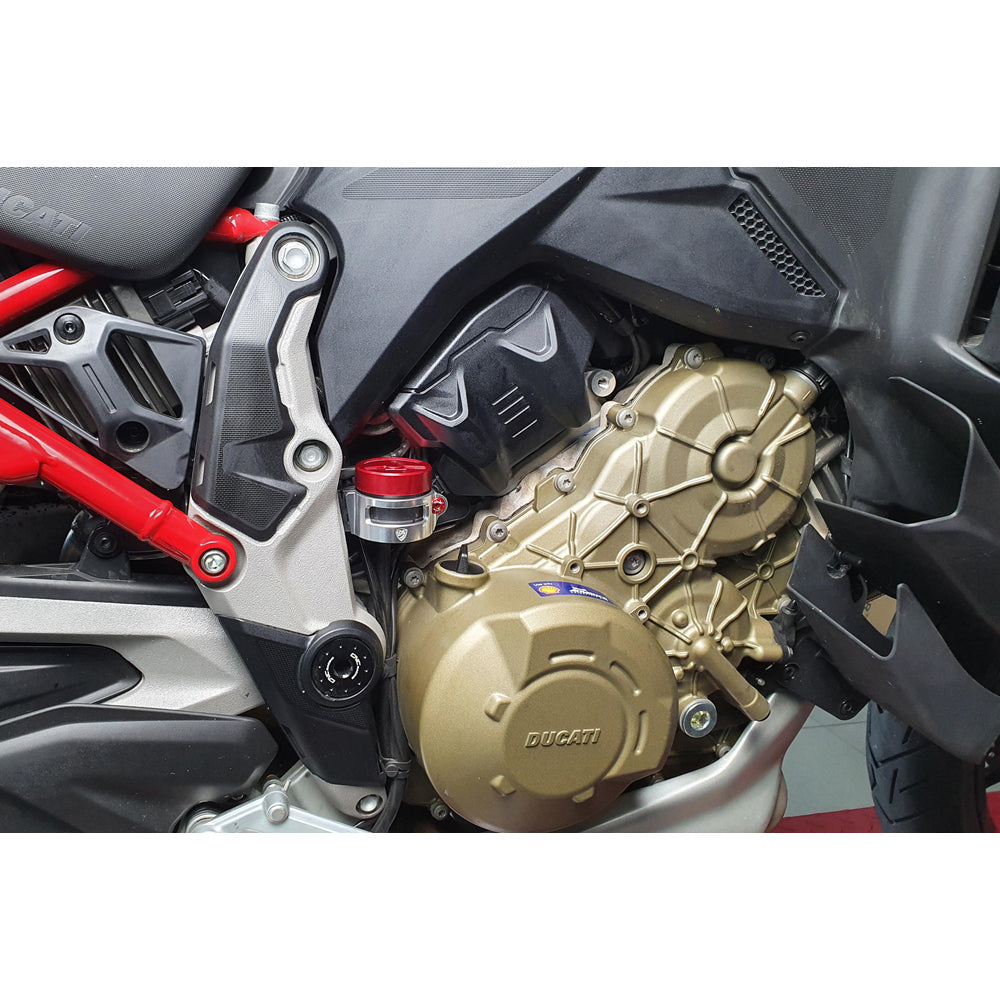 CNC Racing Clamp for Rear Brake Fluid Tank Ducati for Multistrada V4 -  Shop name