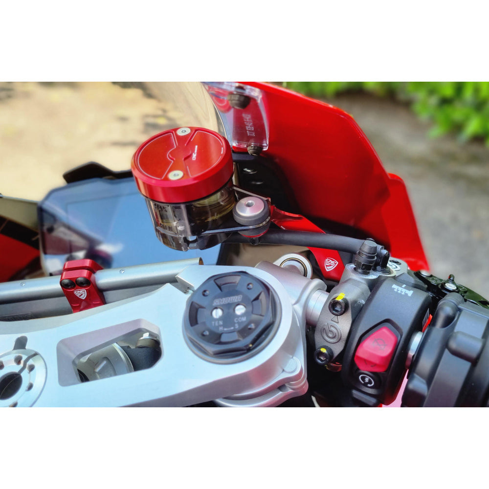 CNC Racing Bracket Kit for Clutch and Brake Fluid Tank for Ducati Panigale V4 -  Shop name