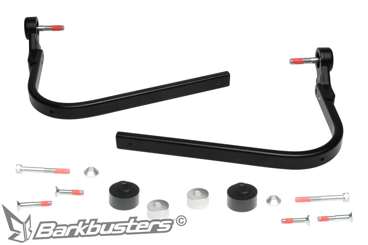 Barkbusters Handguard Backbones Only | Universal Single Point Mount Kit 6mm/8mm Thread -   Pyramid Motorcycle Accessories