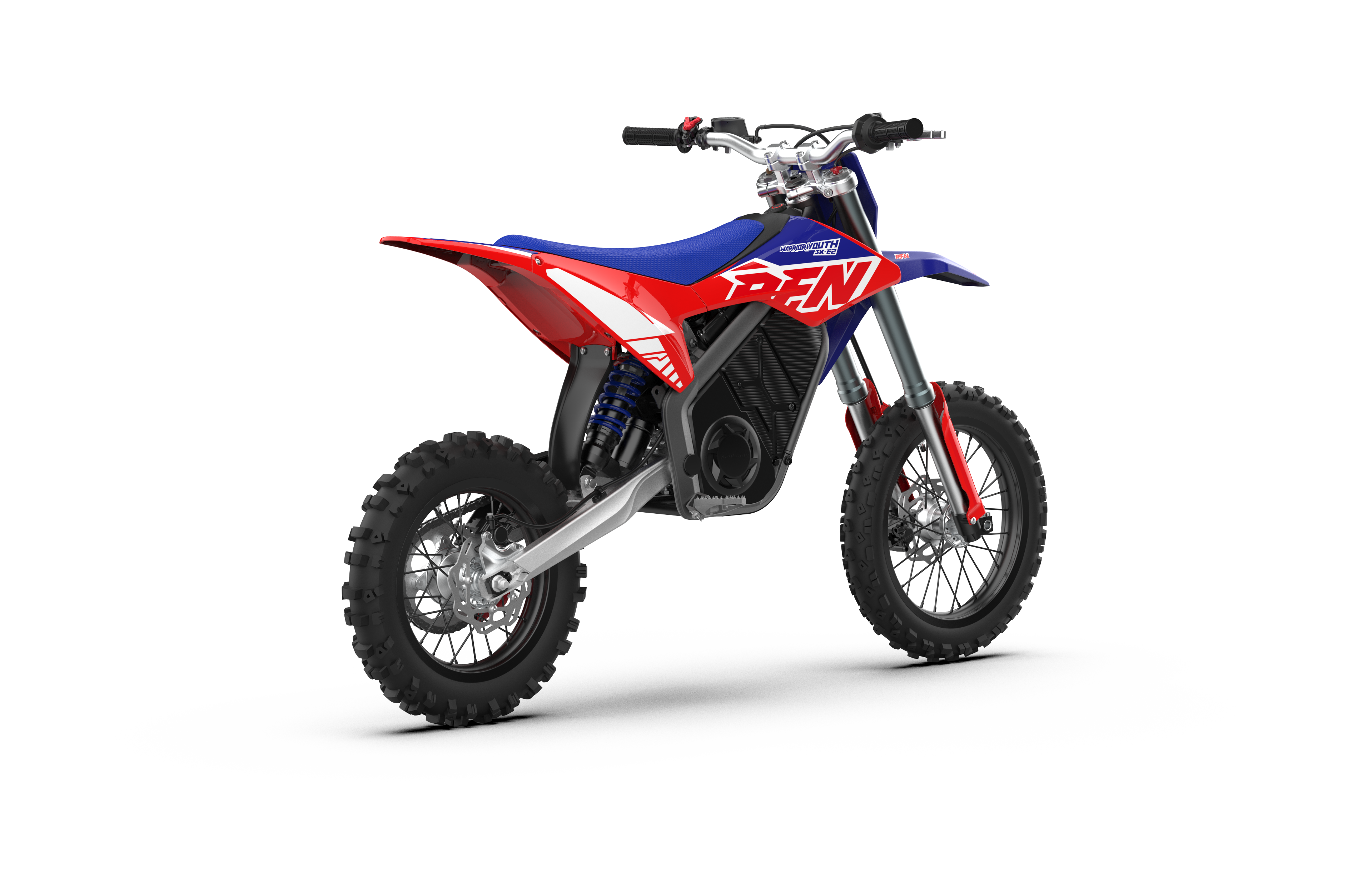 RFN Warrior Youth SX-E2 48V Electric Off-Road Motorcycle | Red/Blue