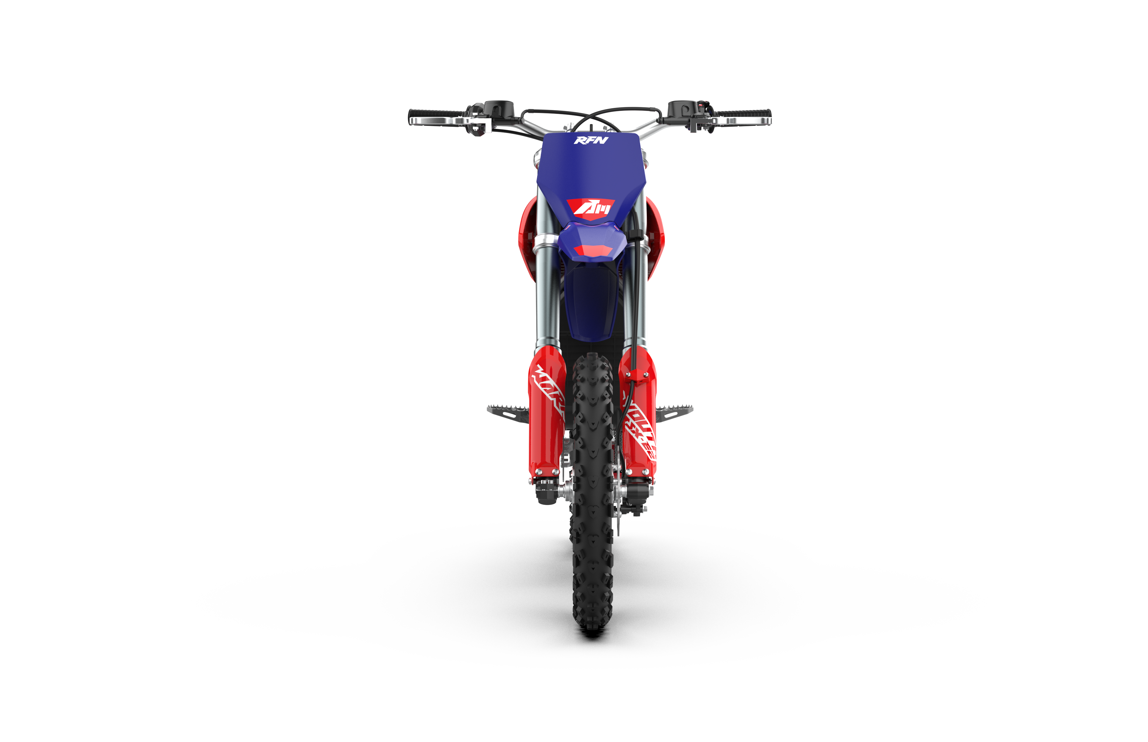 RFN Warrior Youth SX-E2 48V Electric Off-Road Motorcycle | Red/Blue