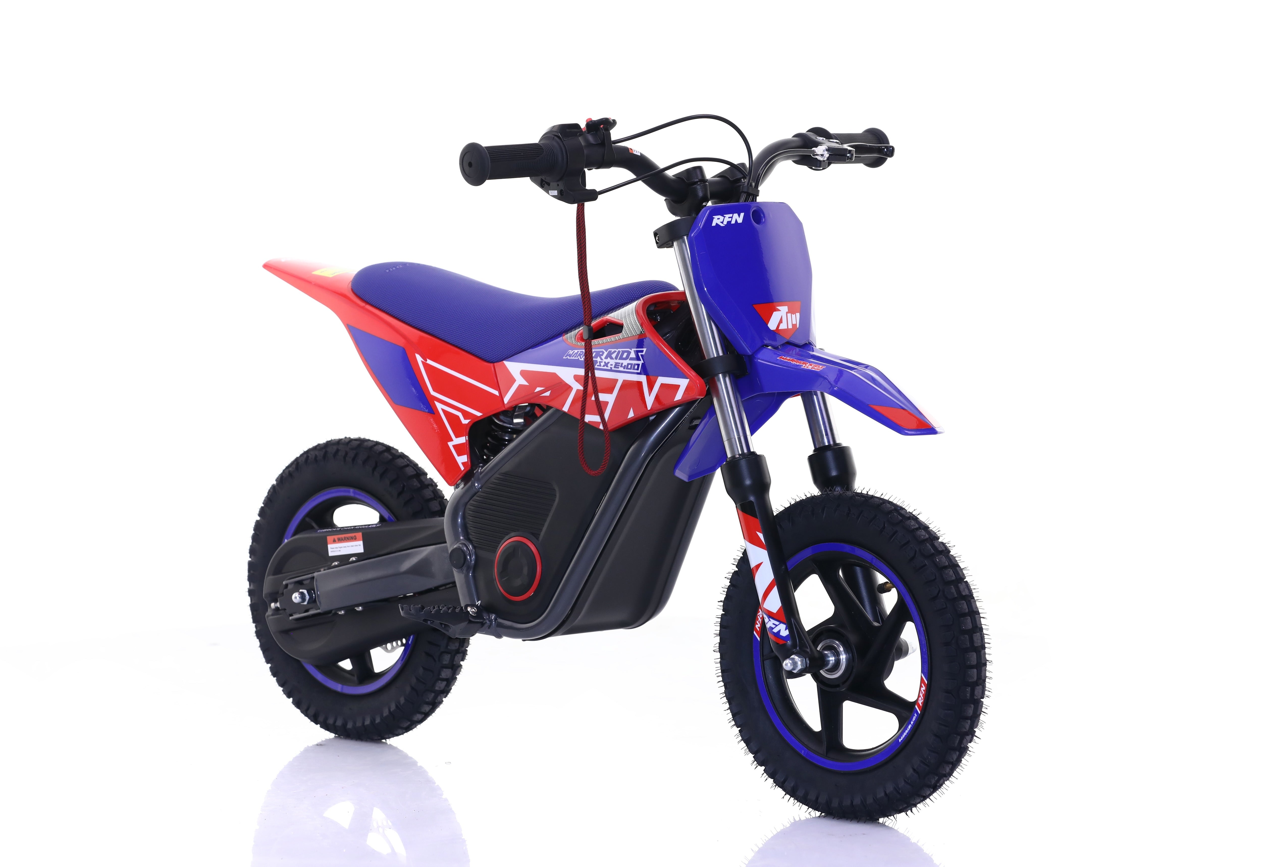 RFN Warrior SX-E400 12-inch Kids Electric MX Bike | Blue/Red
